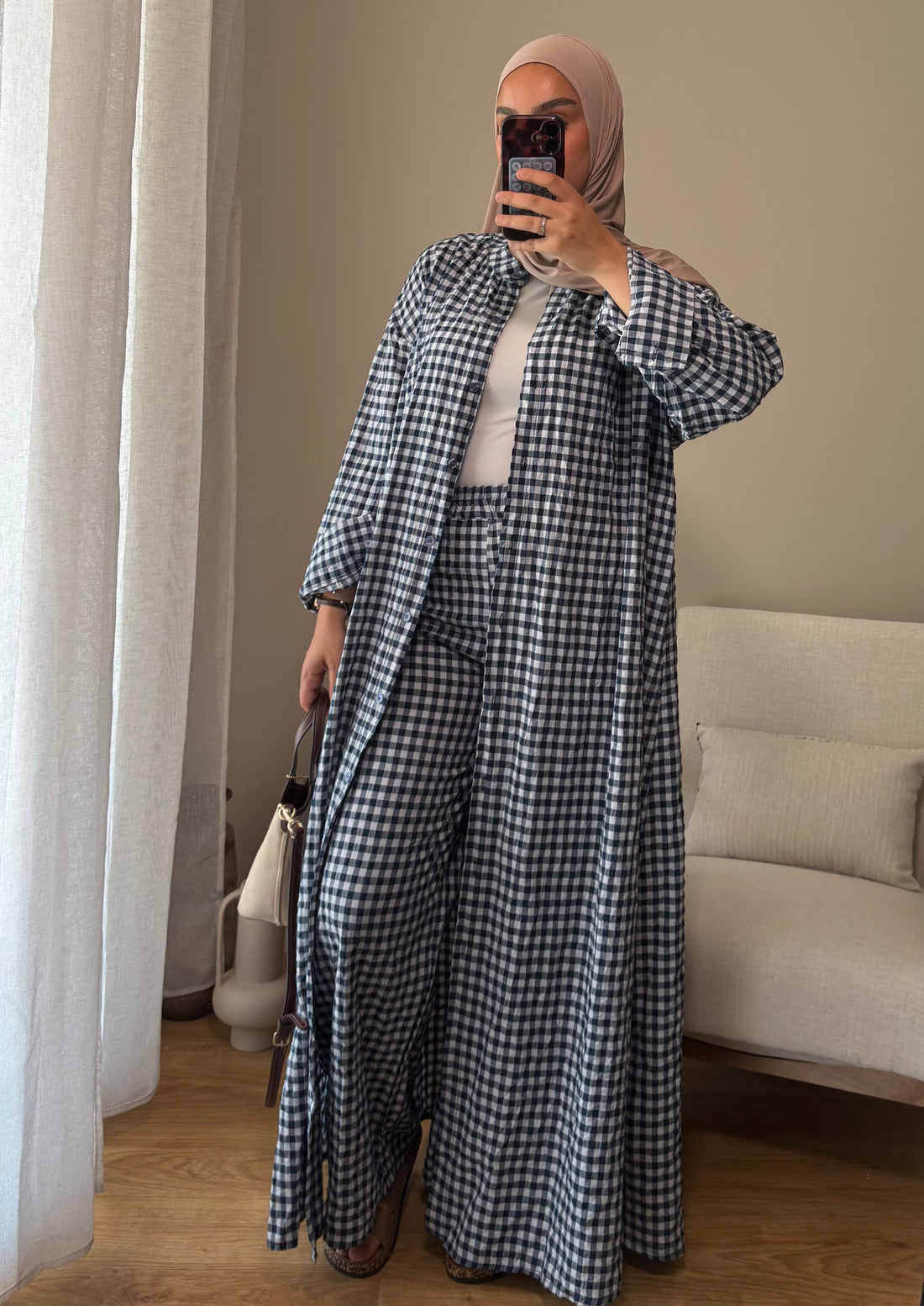 Ensemble Vichy | Bleu