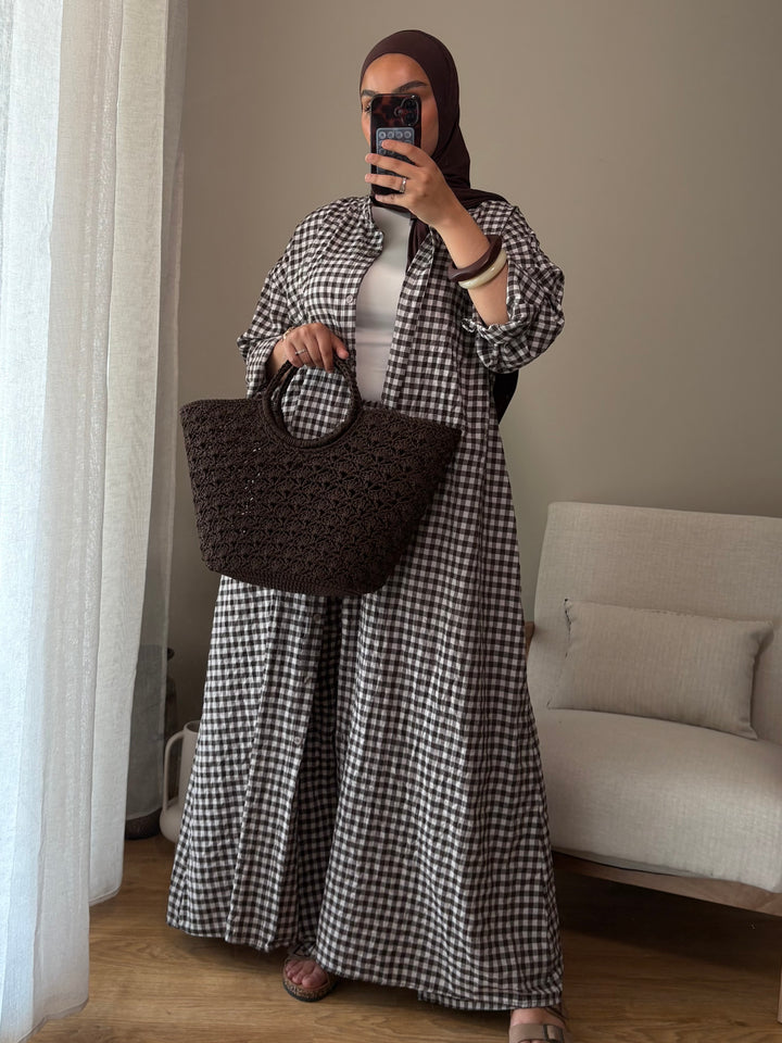 Ensemble Vichy | Marron