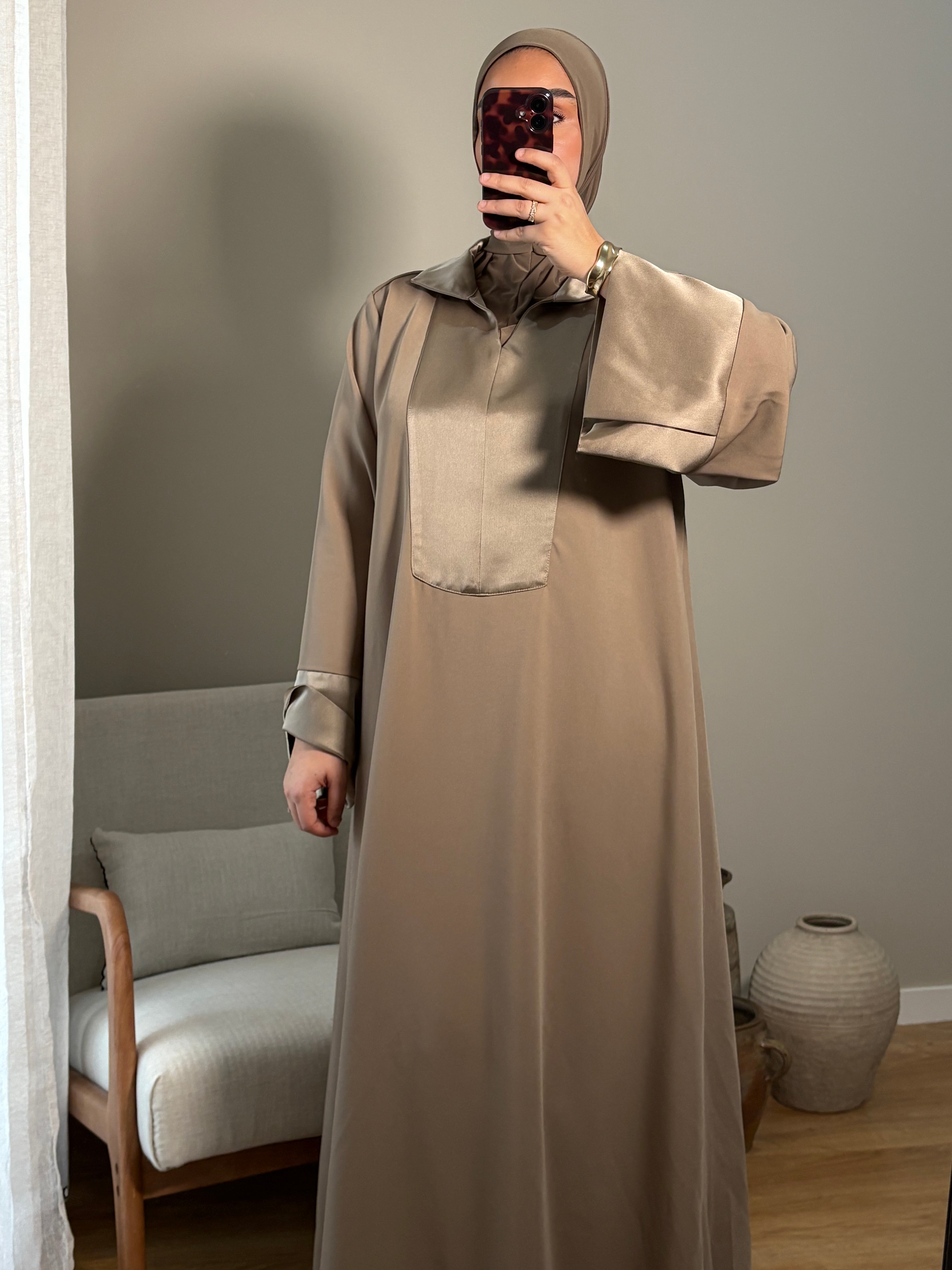 Abaya Rym | Taupe