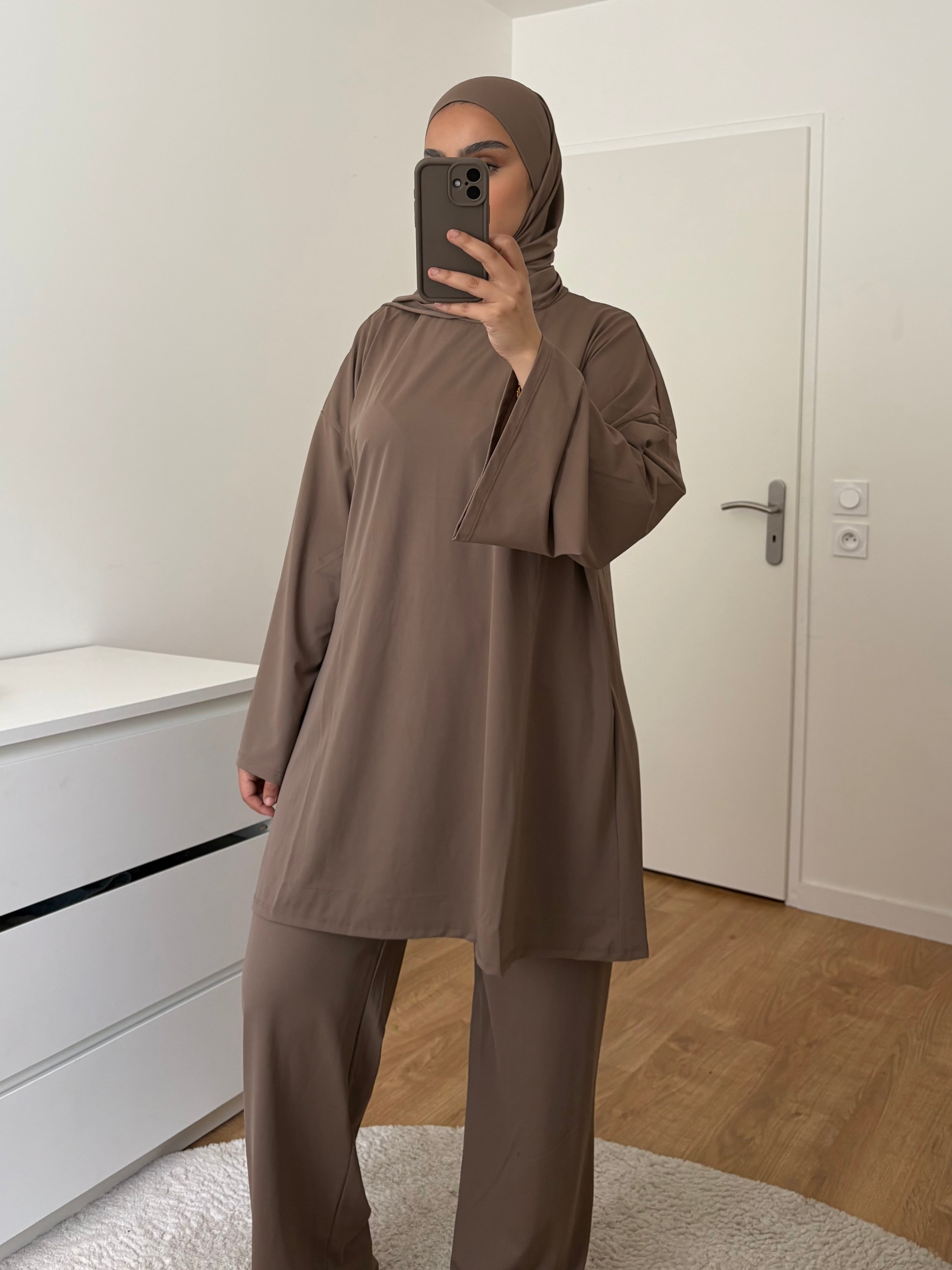 Burkini 4 pièces | Taupe