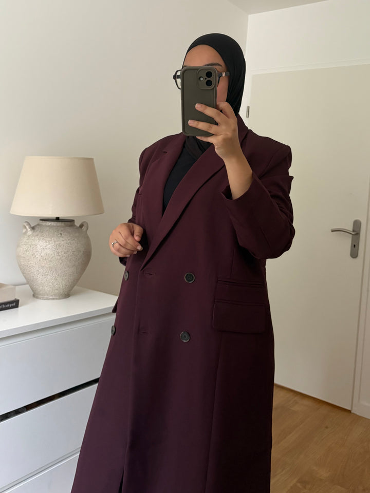 Blazer Long Nina Burgundy