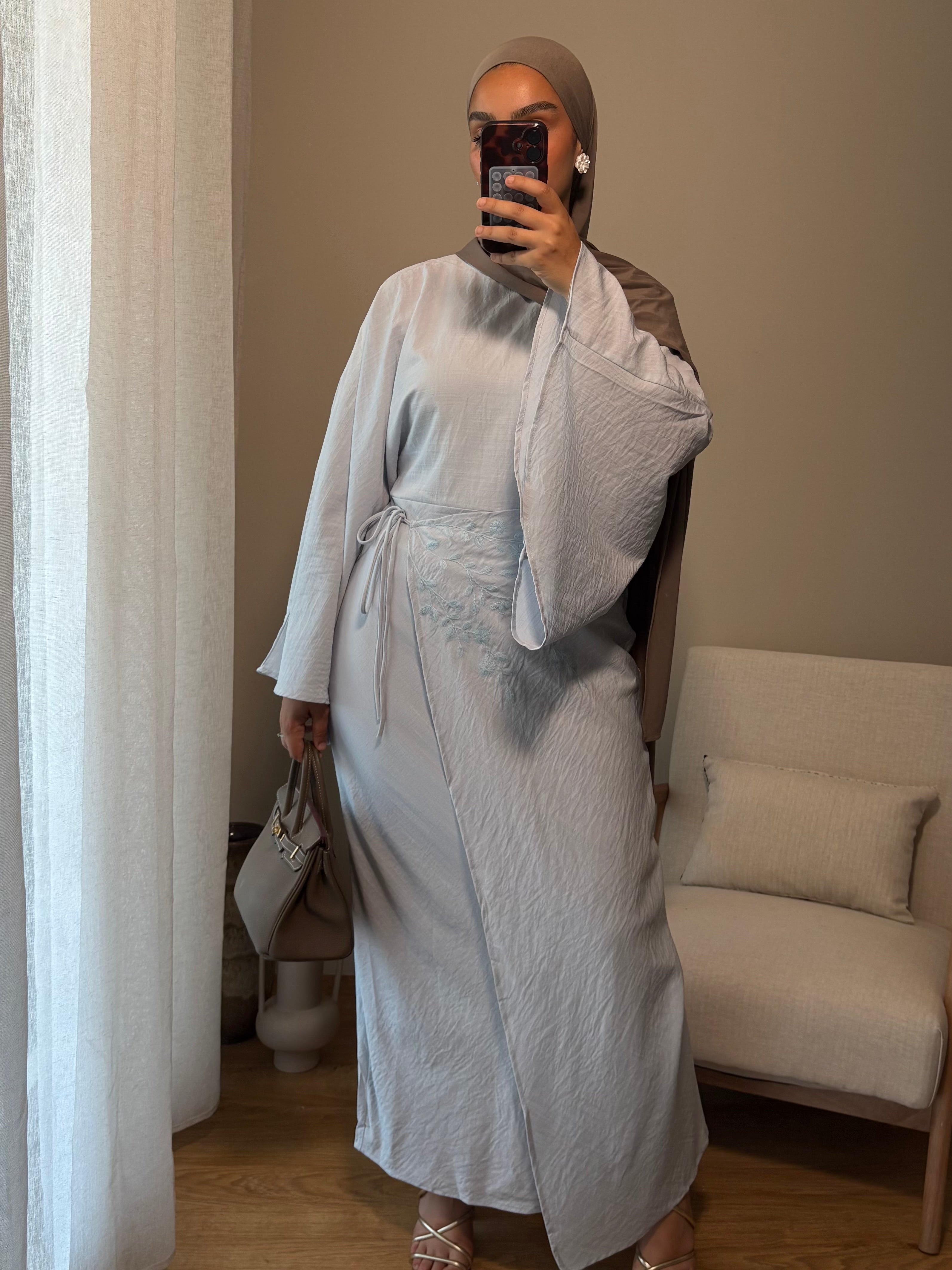 Robe Amina | Bleue