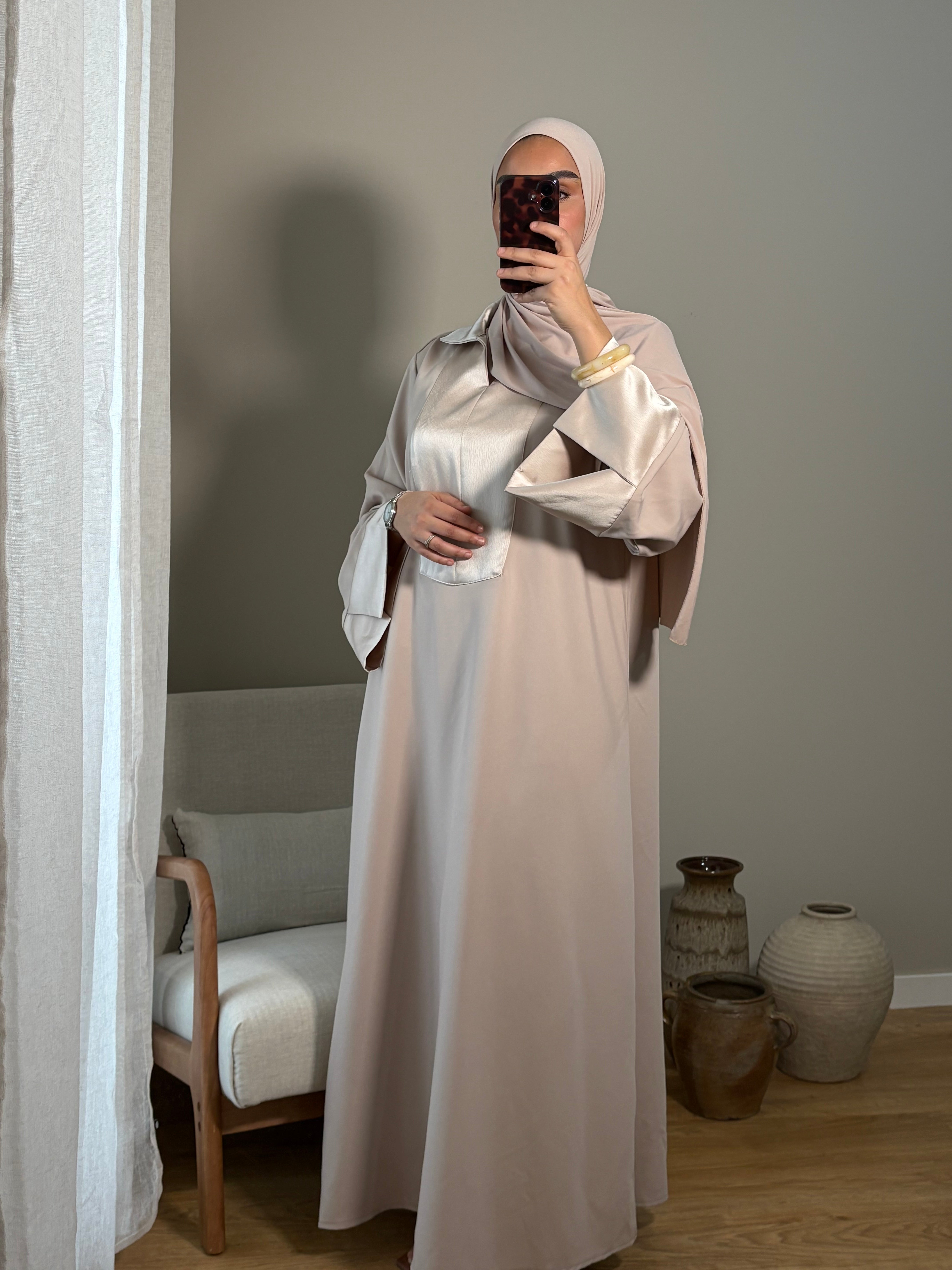 Abaya Rym | Rose Pale