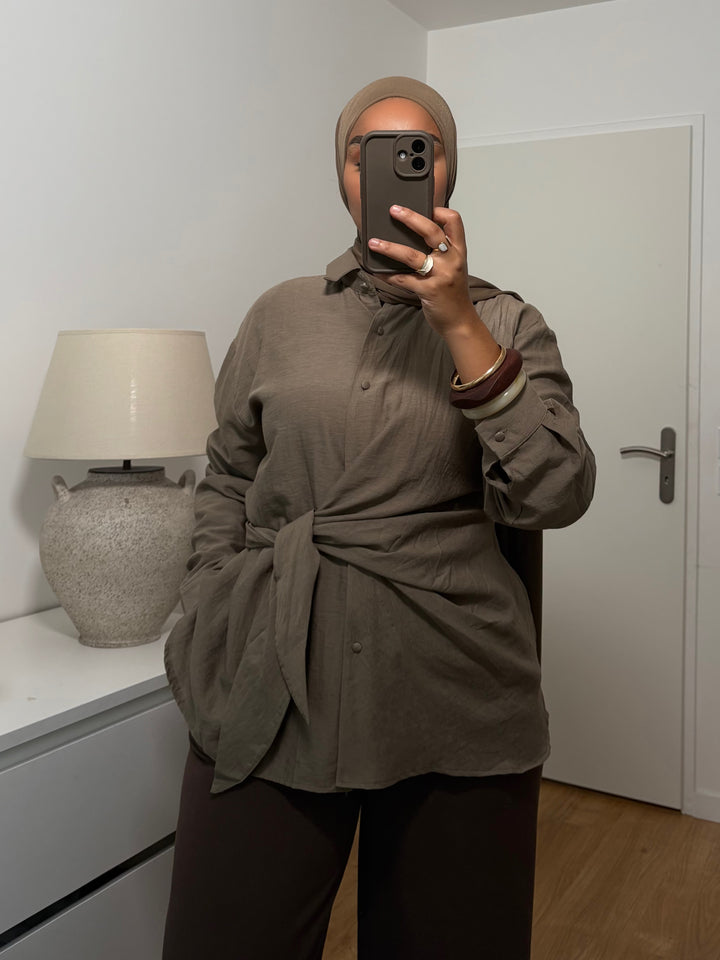 Chemise Nelly | Taupe