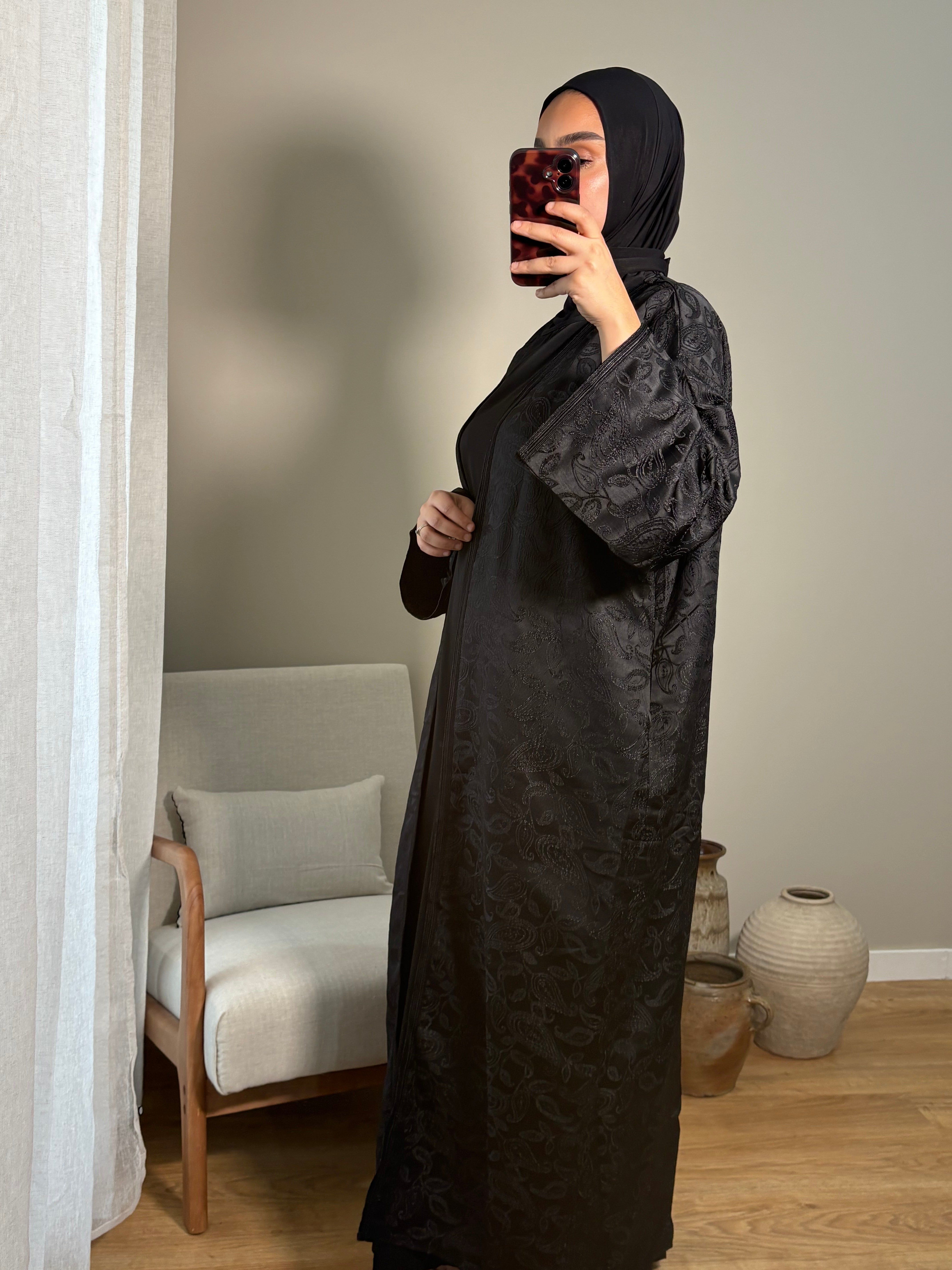 Kimono Brocard Aisha (avec sous robe)