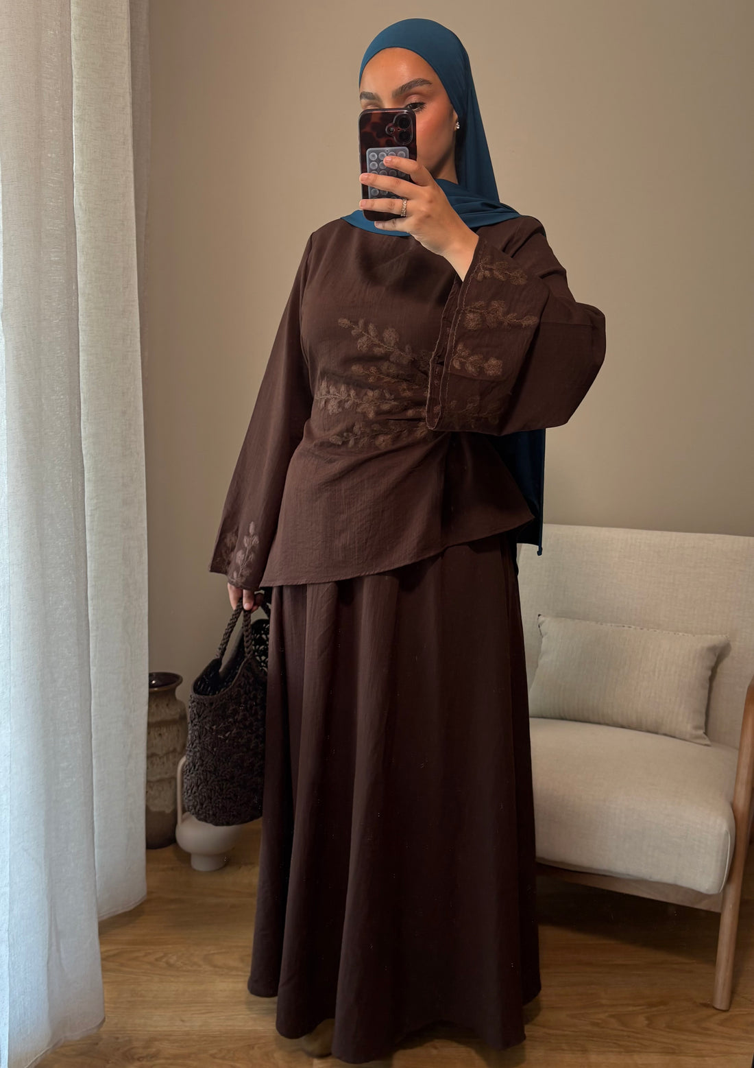 Ensemble Amina | Marron