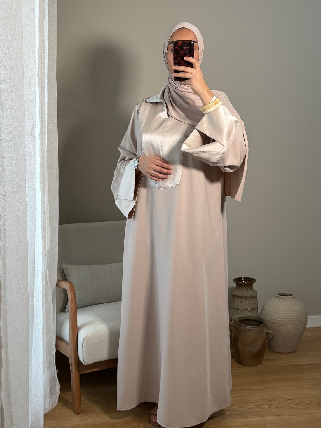 Abaya Rym | Rose Pale