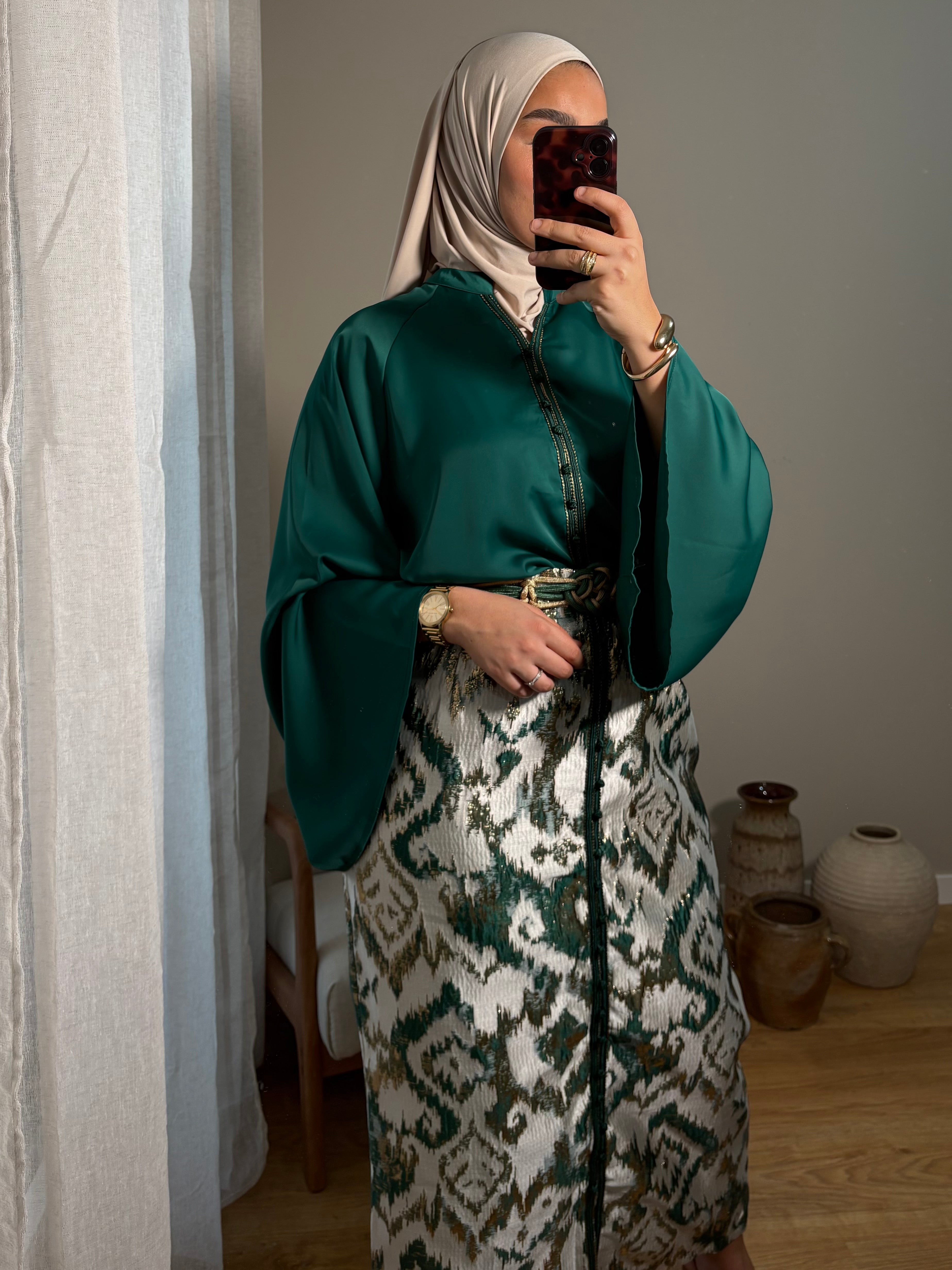 Ensemble jupe Brocard Asma | Vert Émeraude