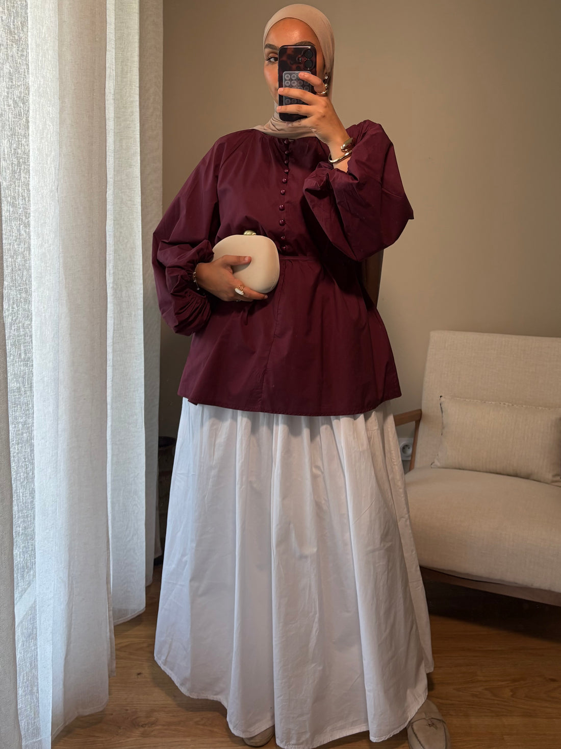 Blouse Delya | Prune
