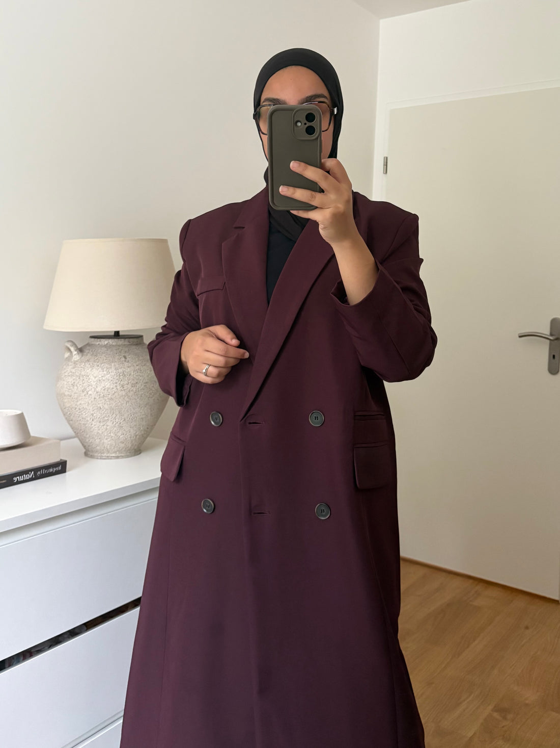 Blazer Long Nina Burgundy