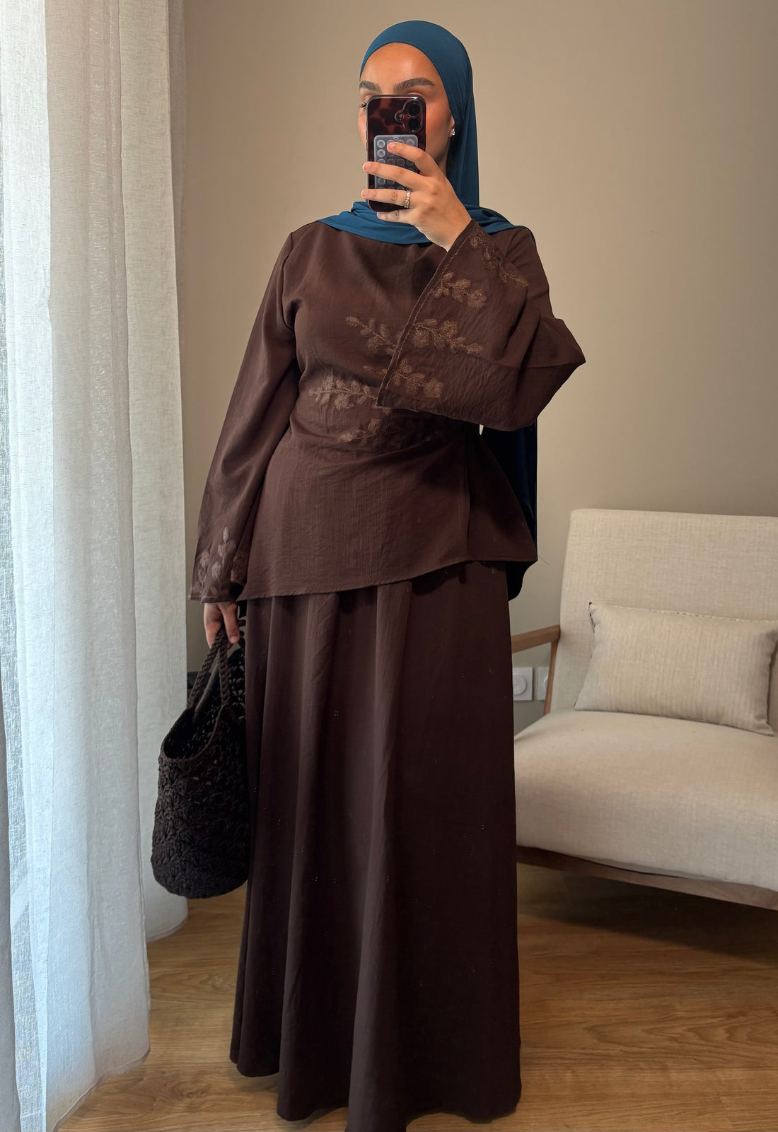 Ensemble Amina | Marron