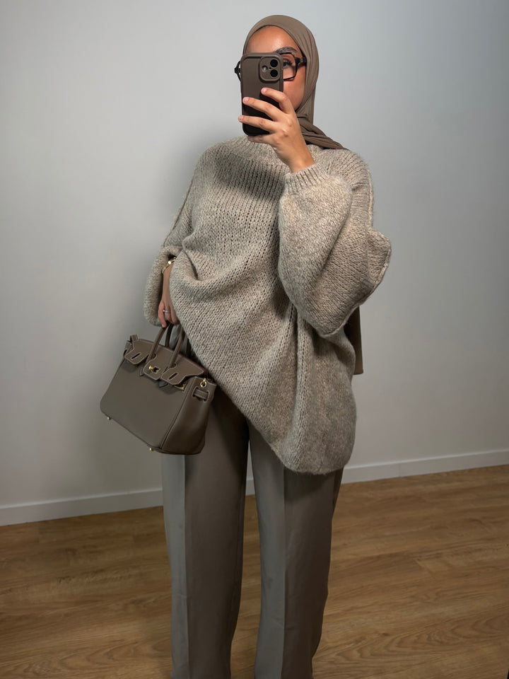 Pull Leya Beige