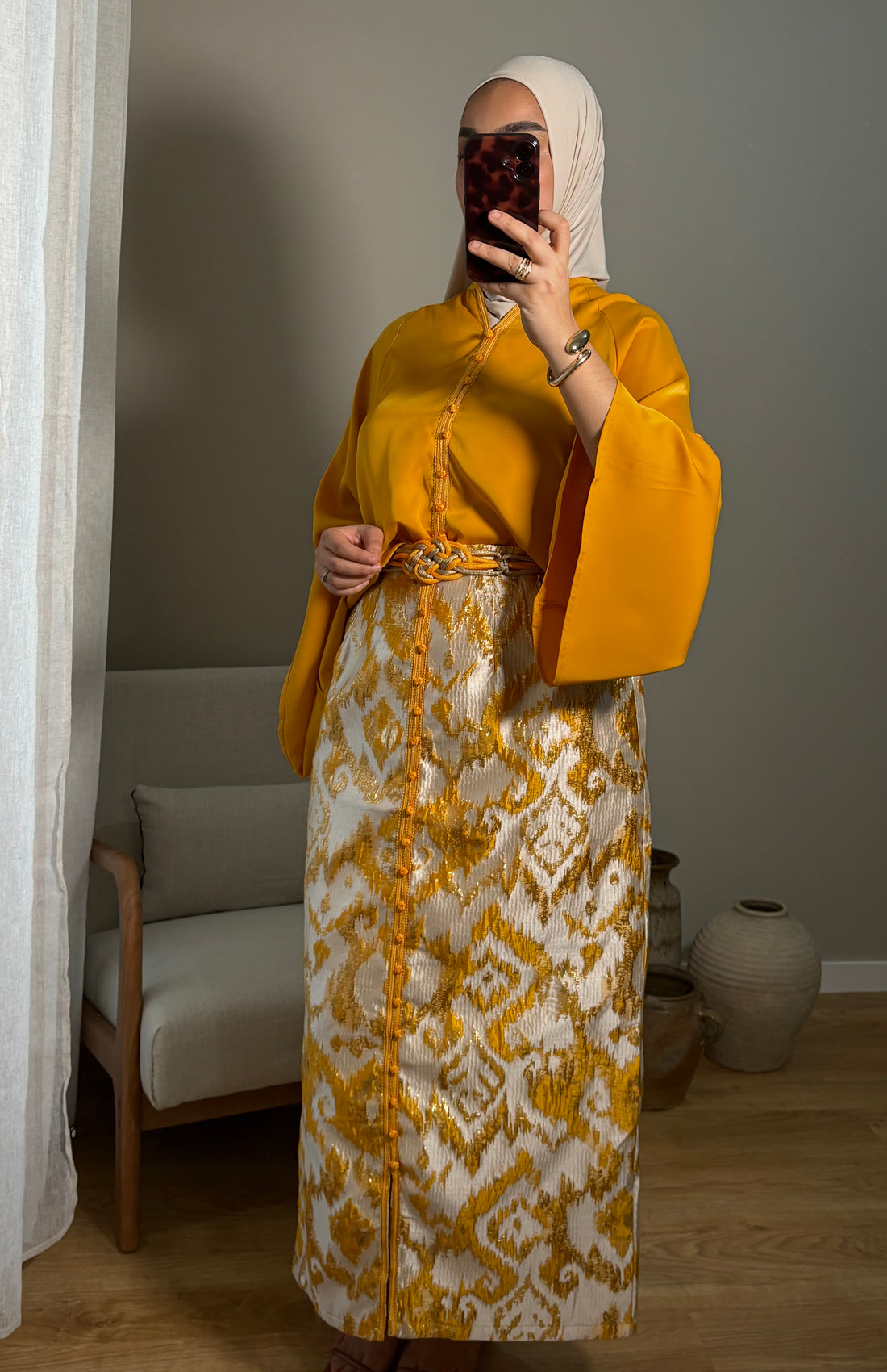 Ensemble jupe Brocard Asma | Jaune