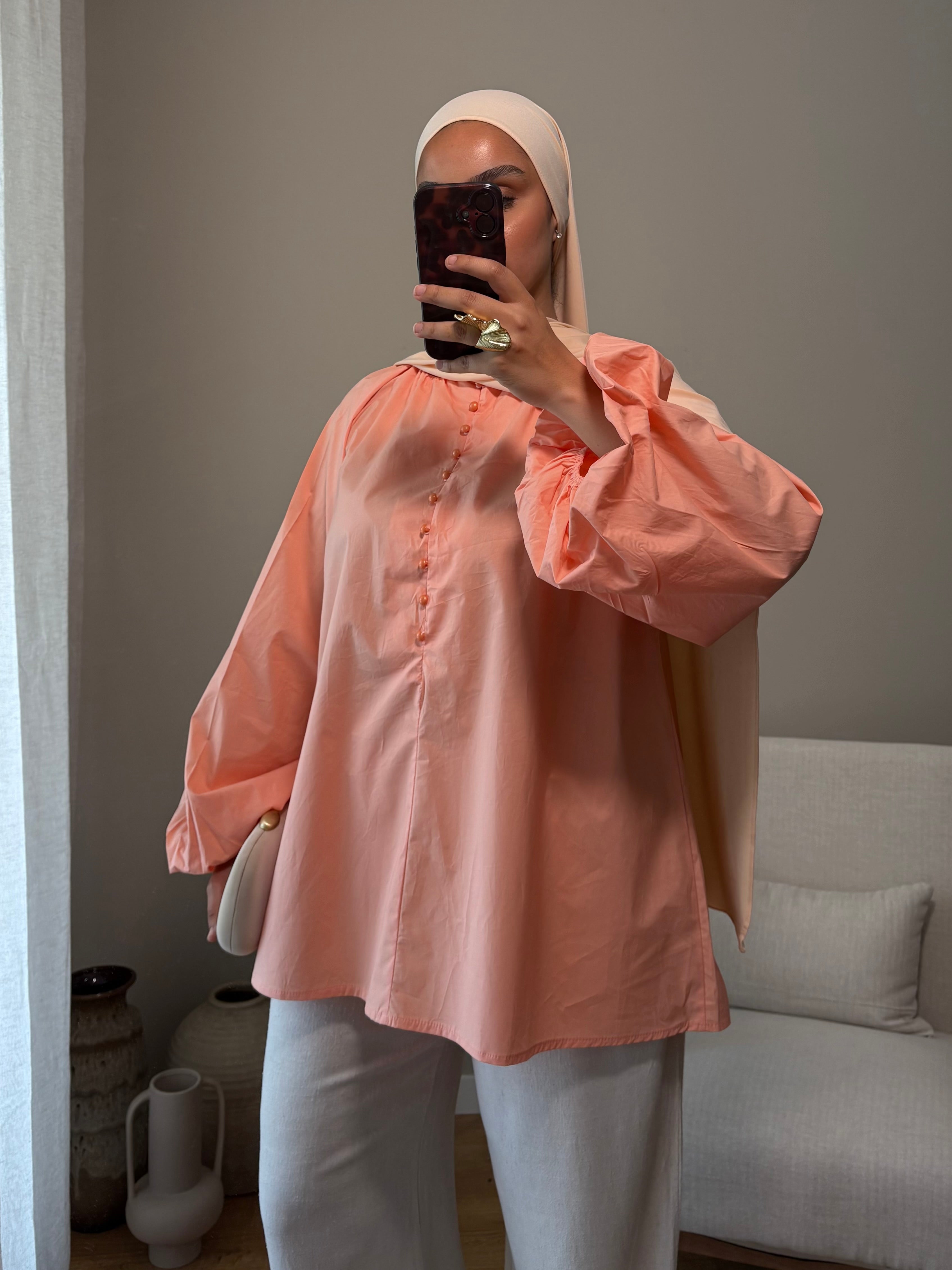 Blouse Delya | Corail