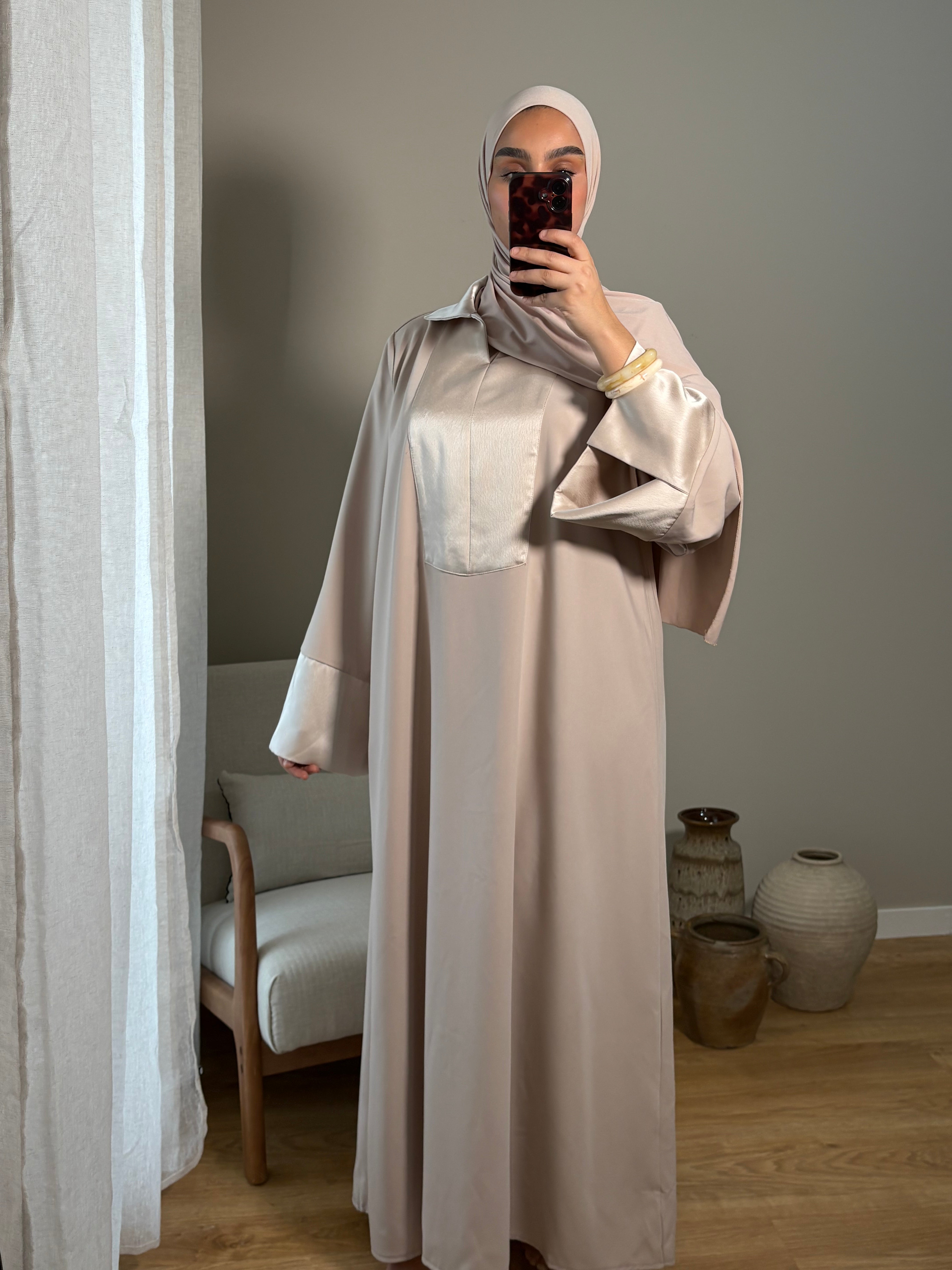 Abaya Rym | Rose Pale