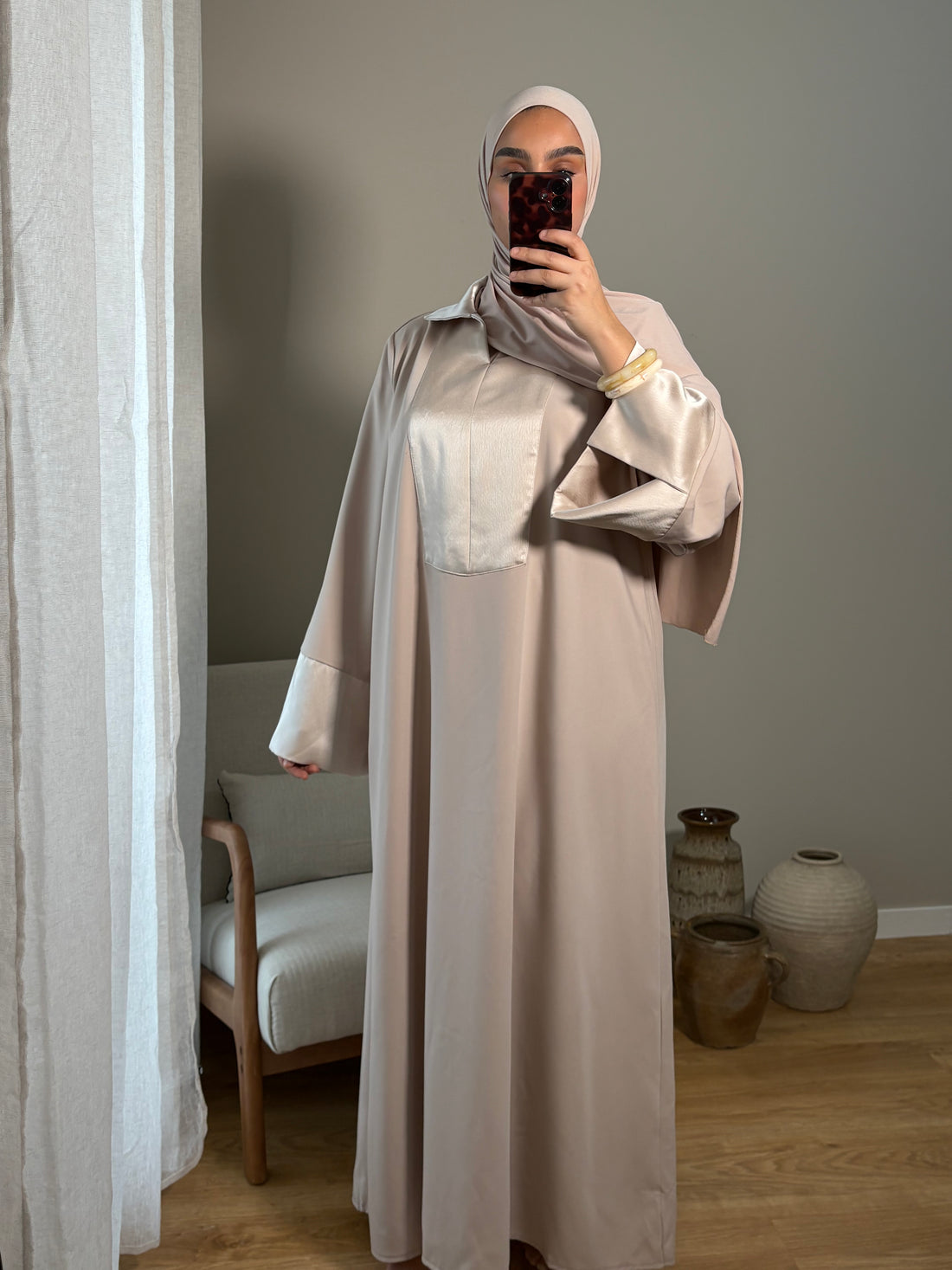 Abaya Rym | Rose Pale