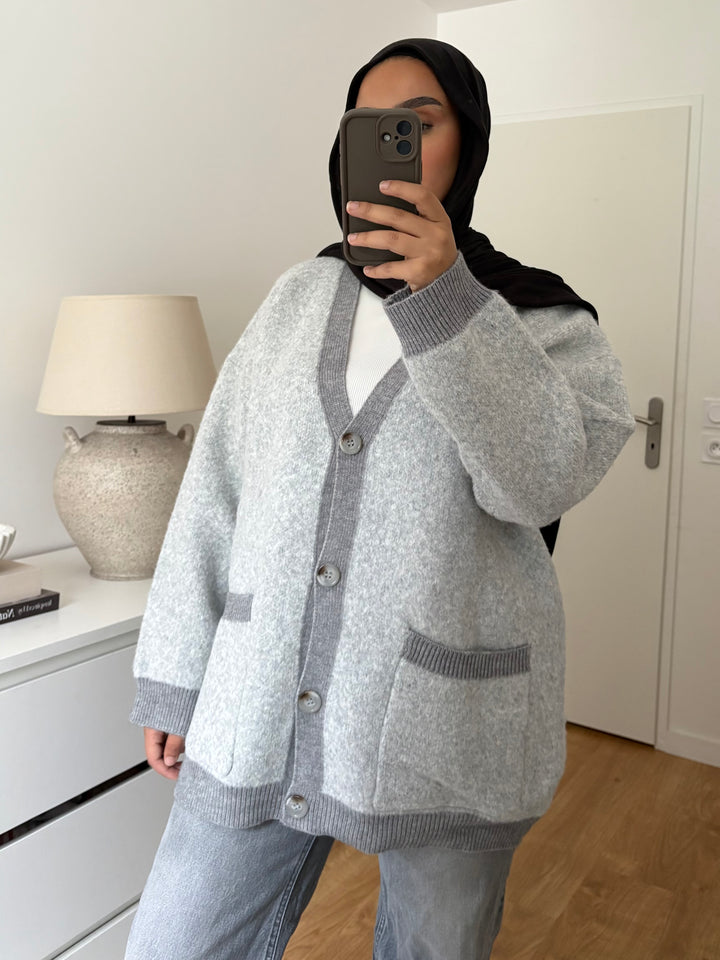 Cardigan Isa Gris