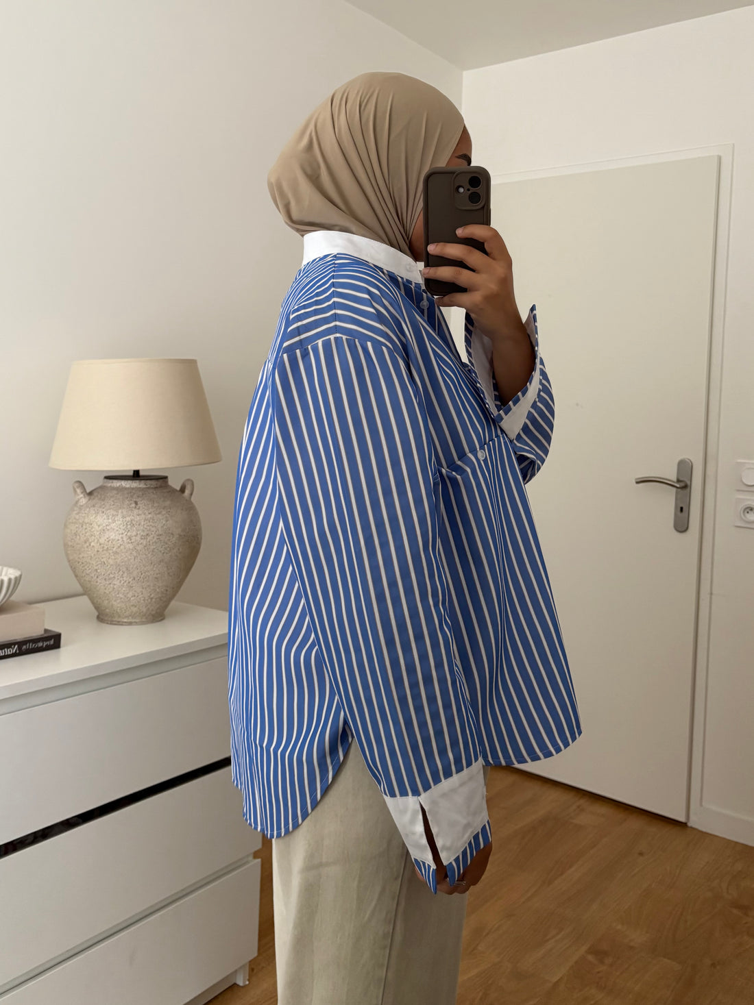 Chemise Bleue Rayée