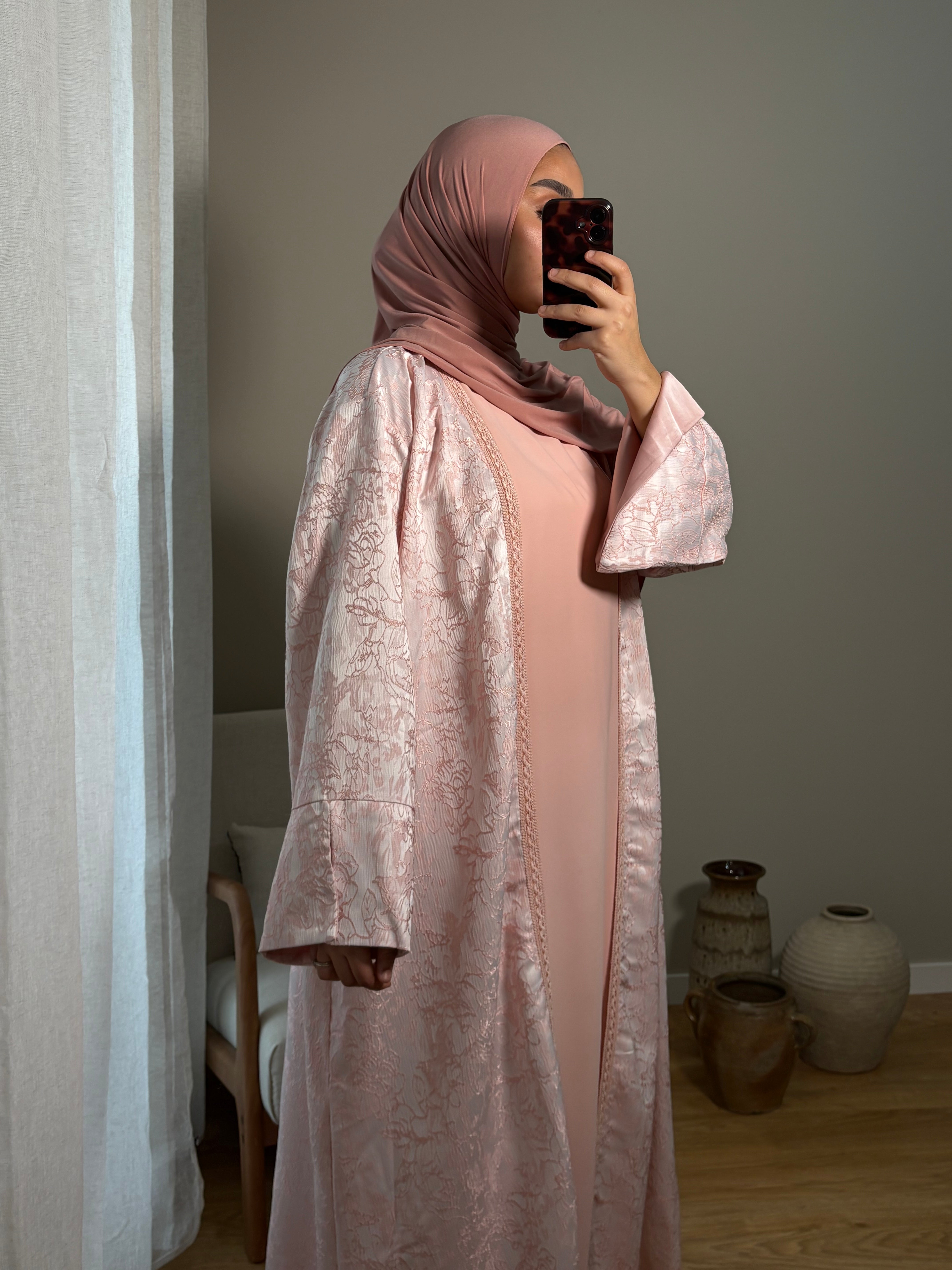 Kimono Brocard Malika | Rose