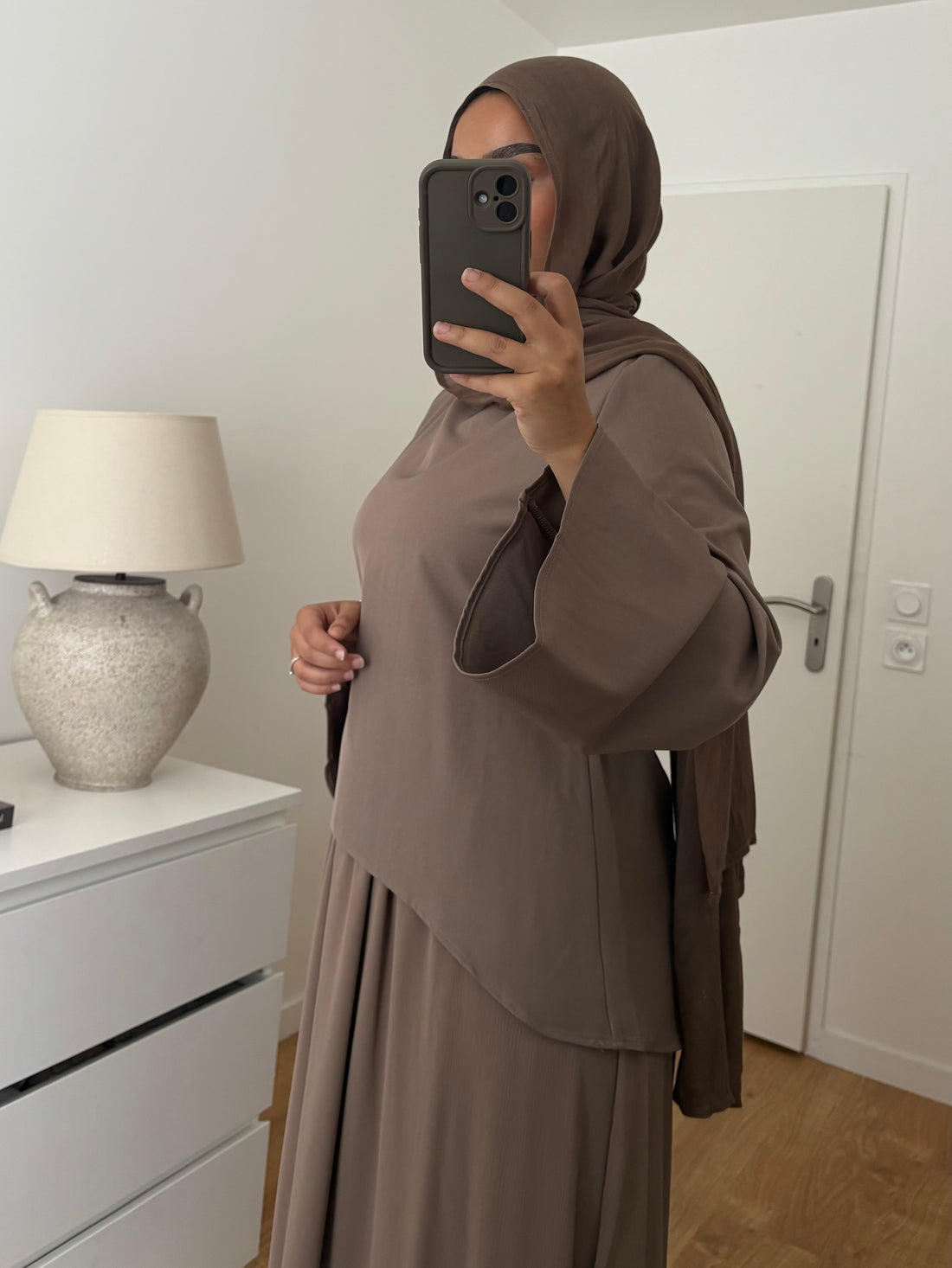 Ensemble Lylia taupe