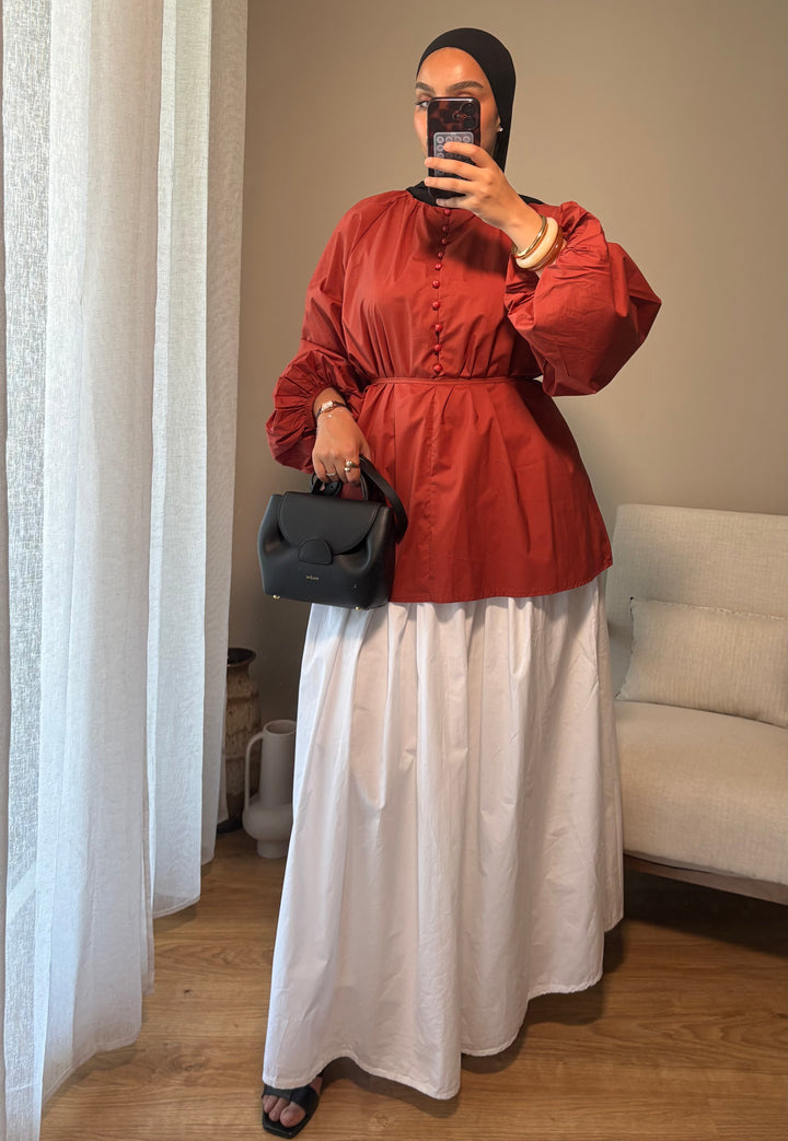 Blouse Delya | Terracotta