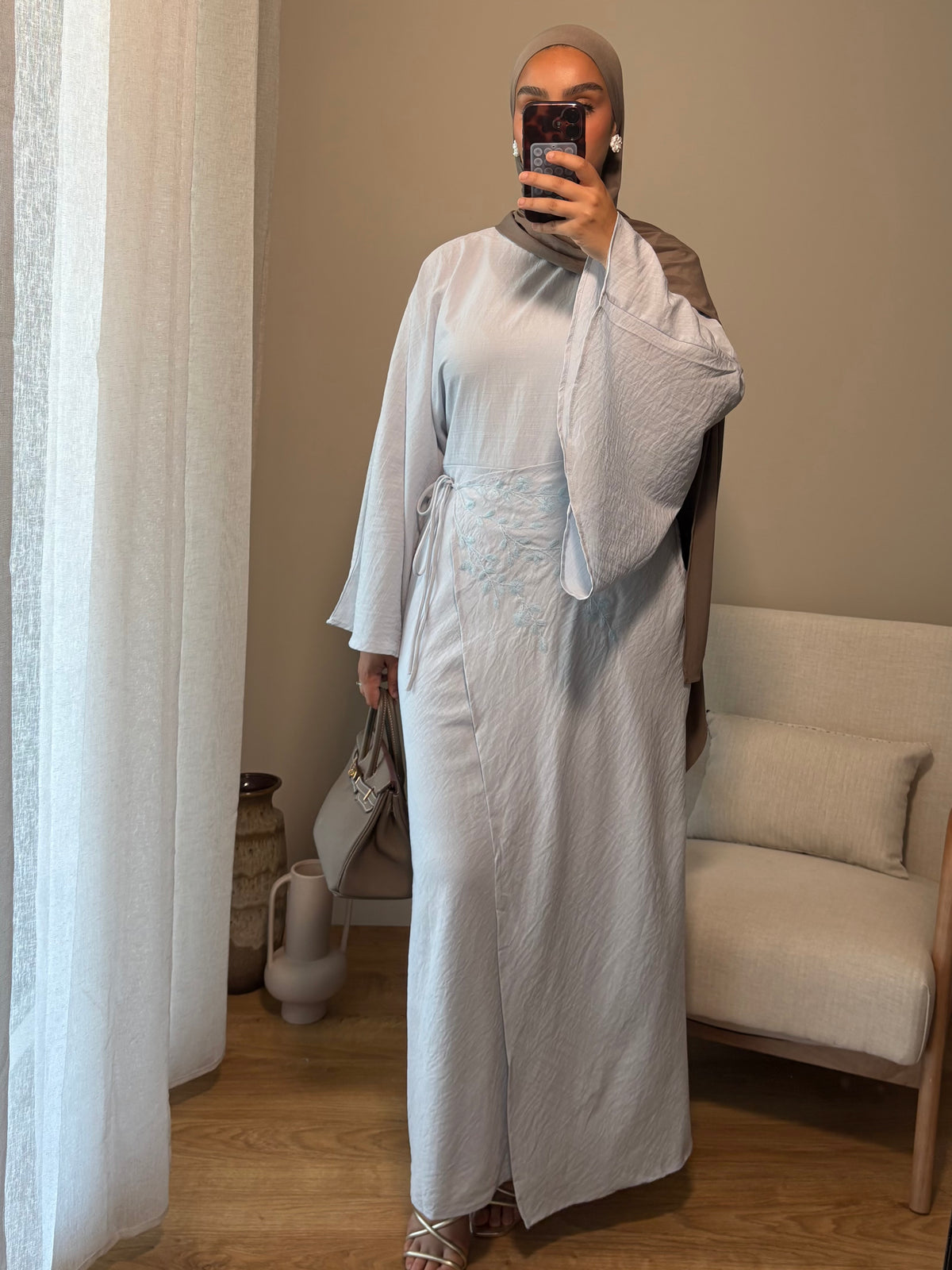 Robe Amina | Bleue
