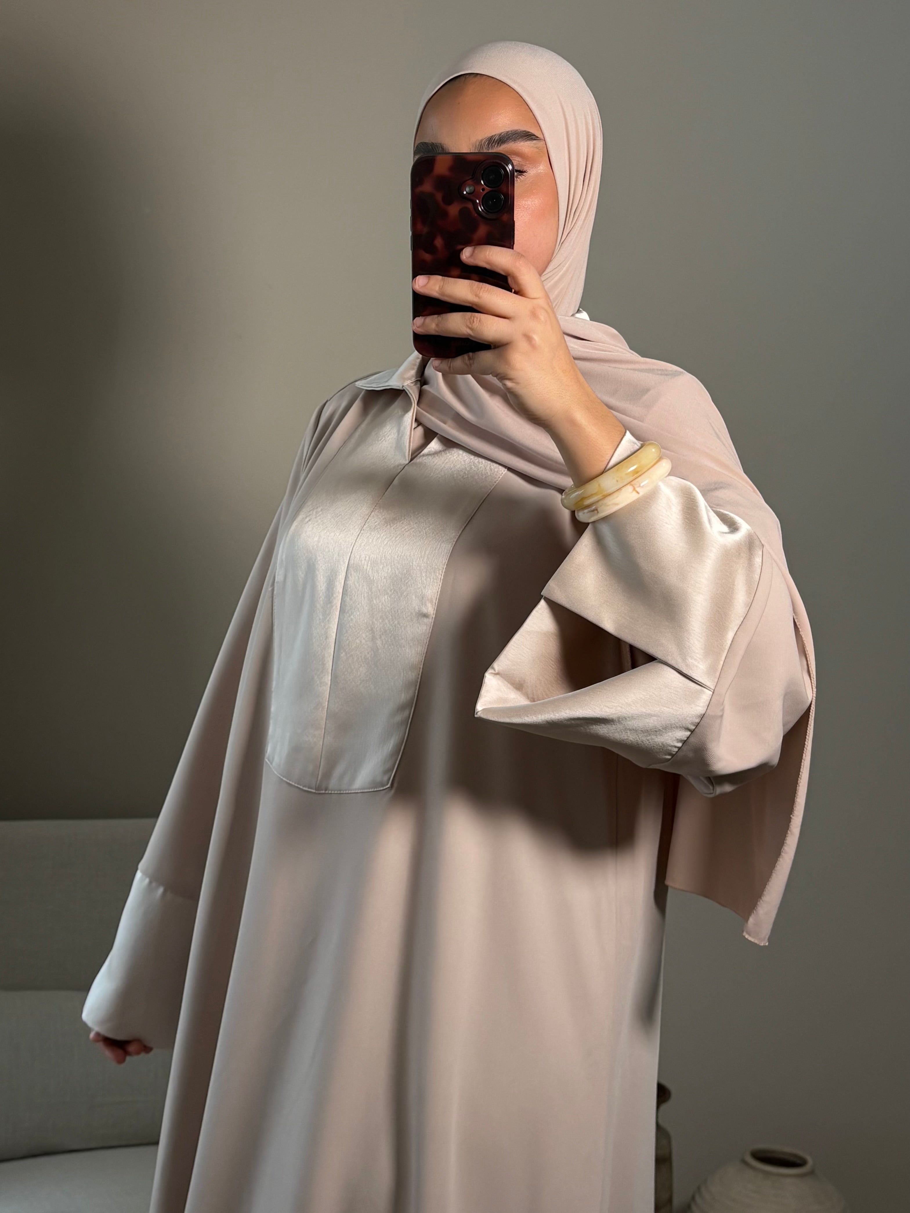 Abaya Rym | Rose Pale