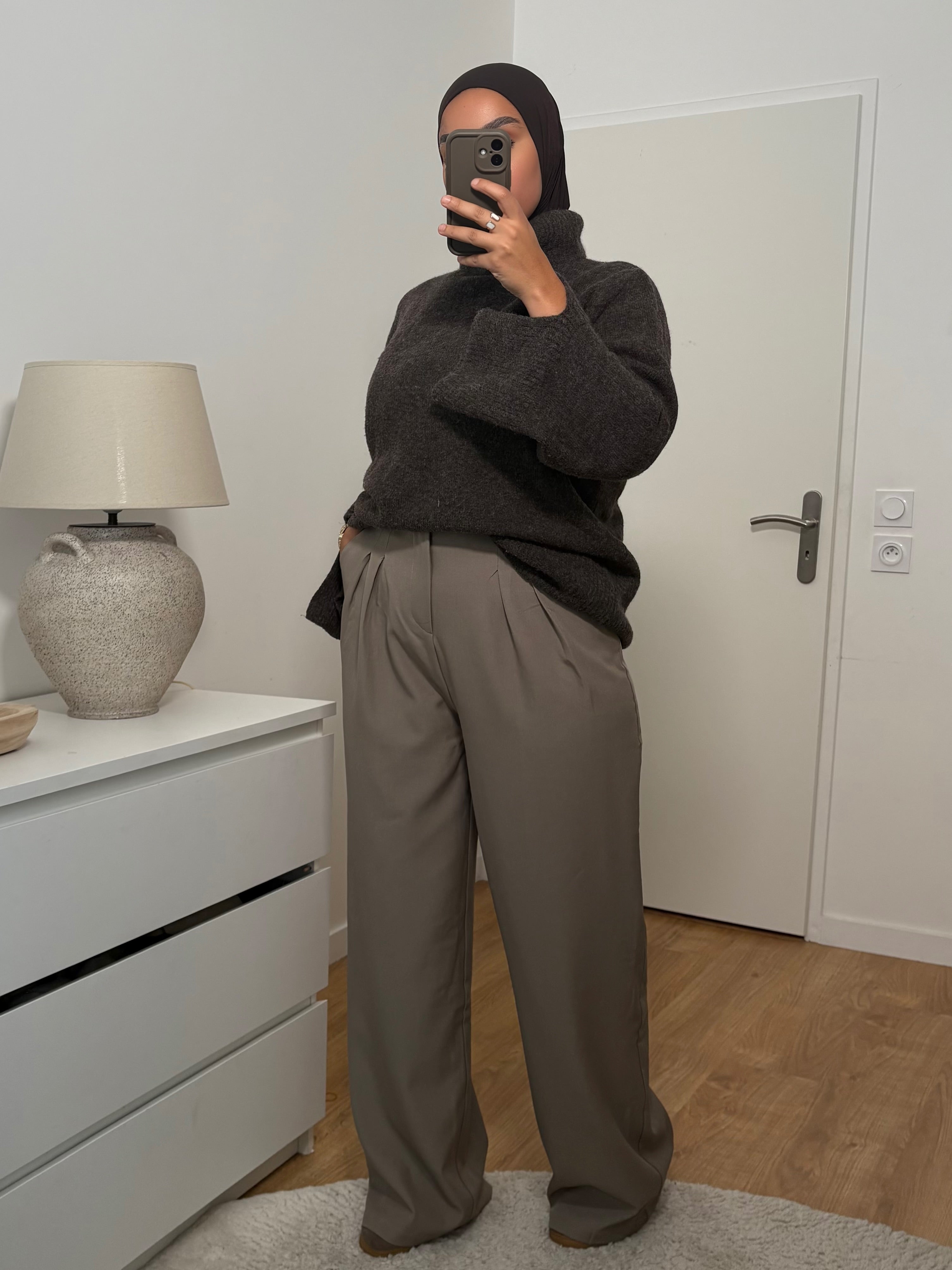 Pantalon Tall | Taupe