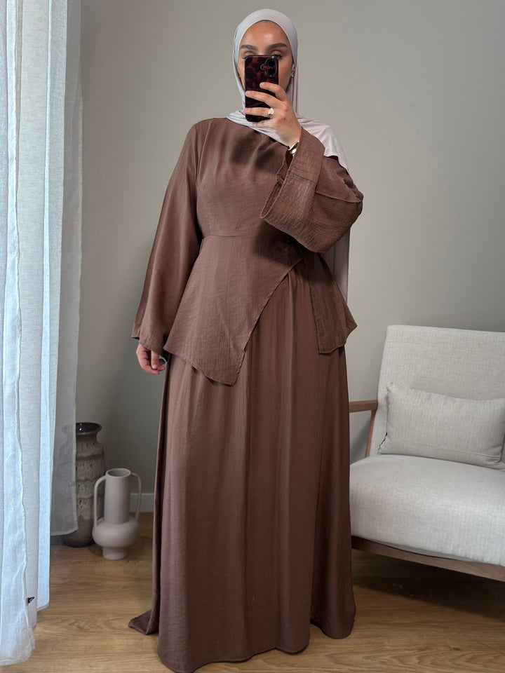 Ensemble jupe Sofia | Marron