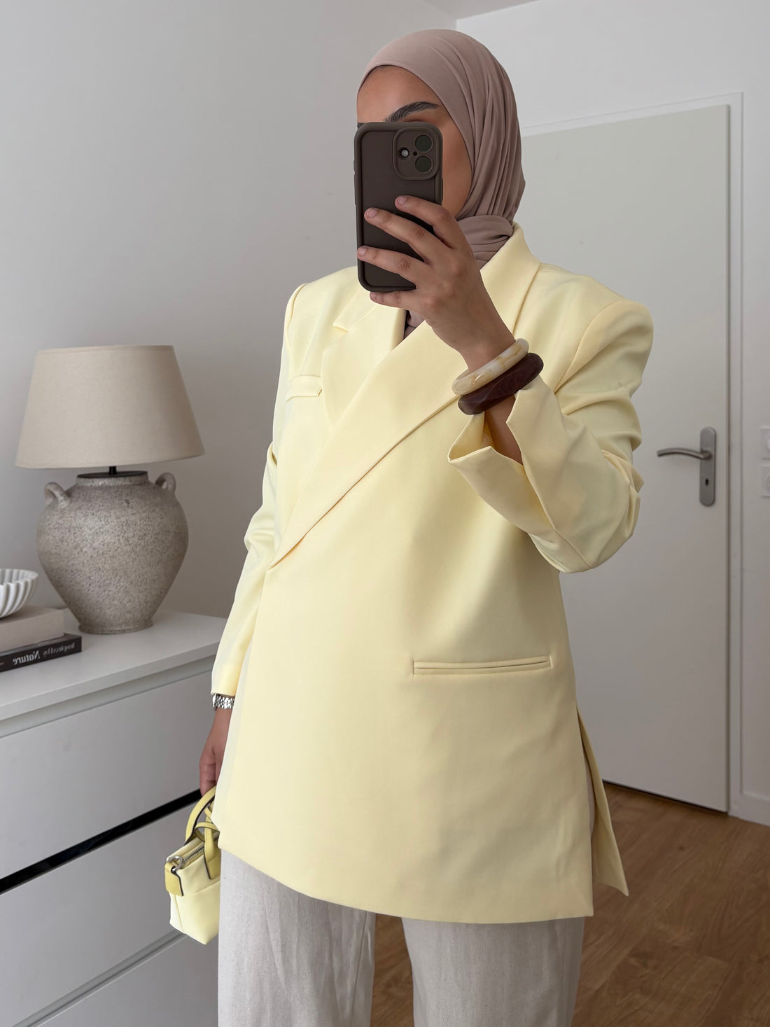 Blazer Imany Jaune pastel