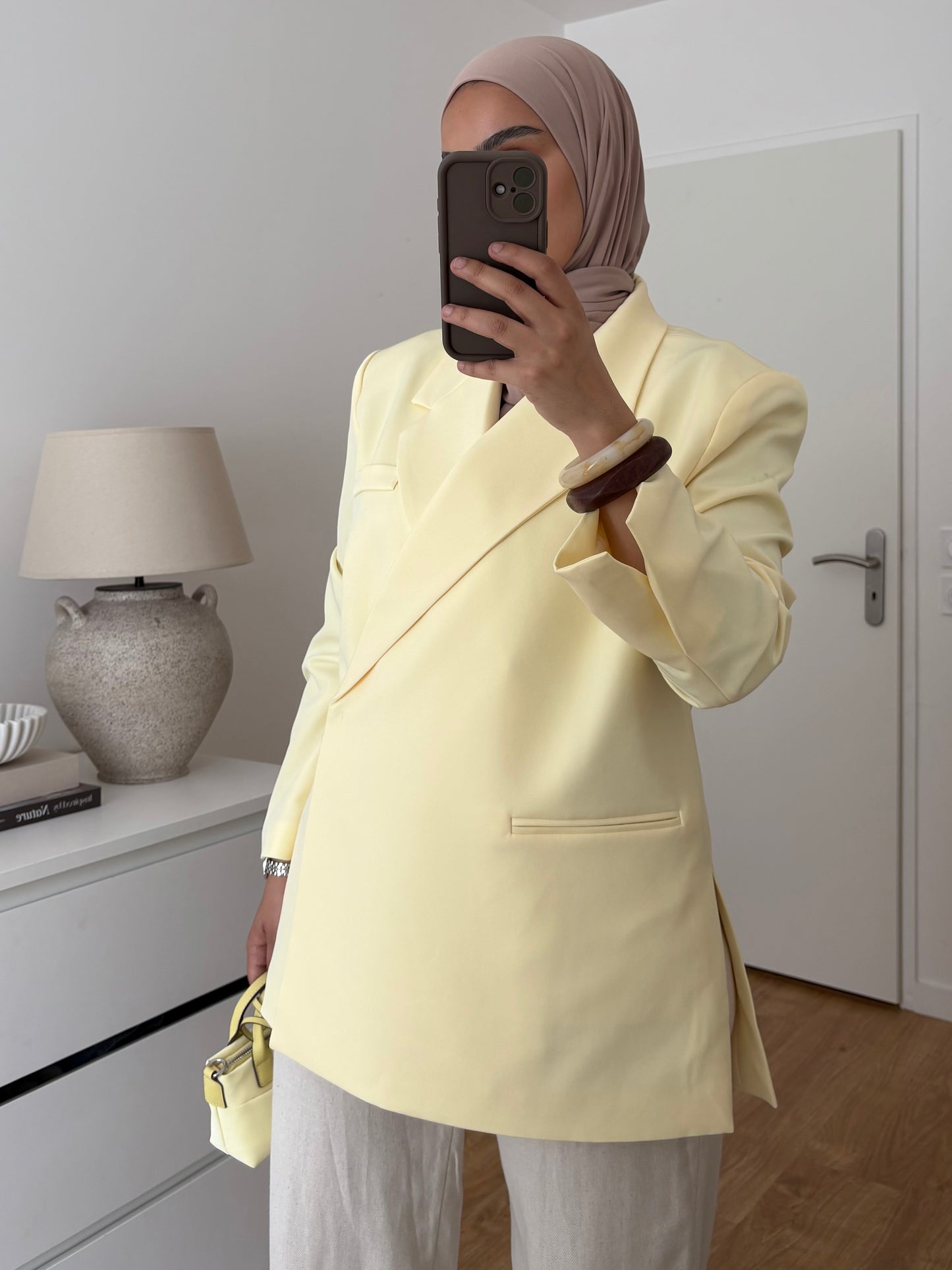 Blazer Imany Jaune pastel