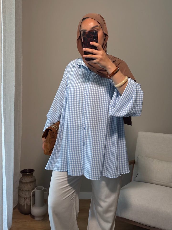 Chemise Vichy | Bleue