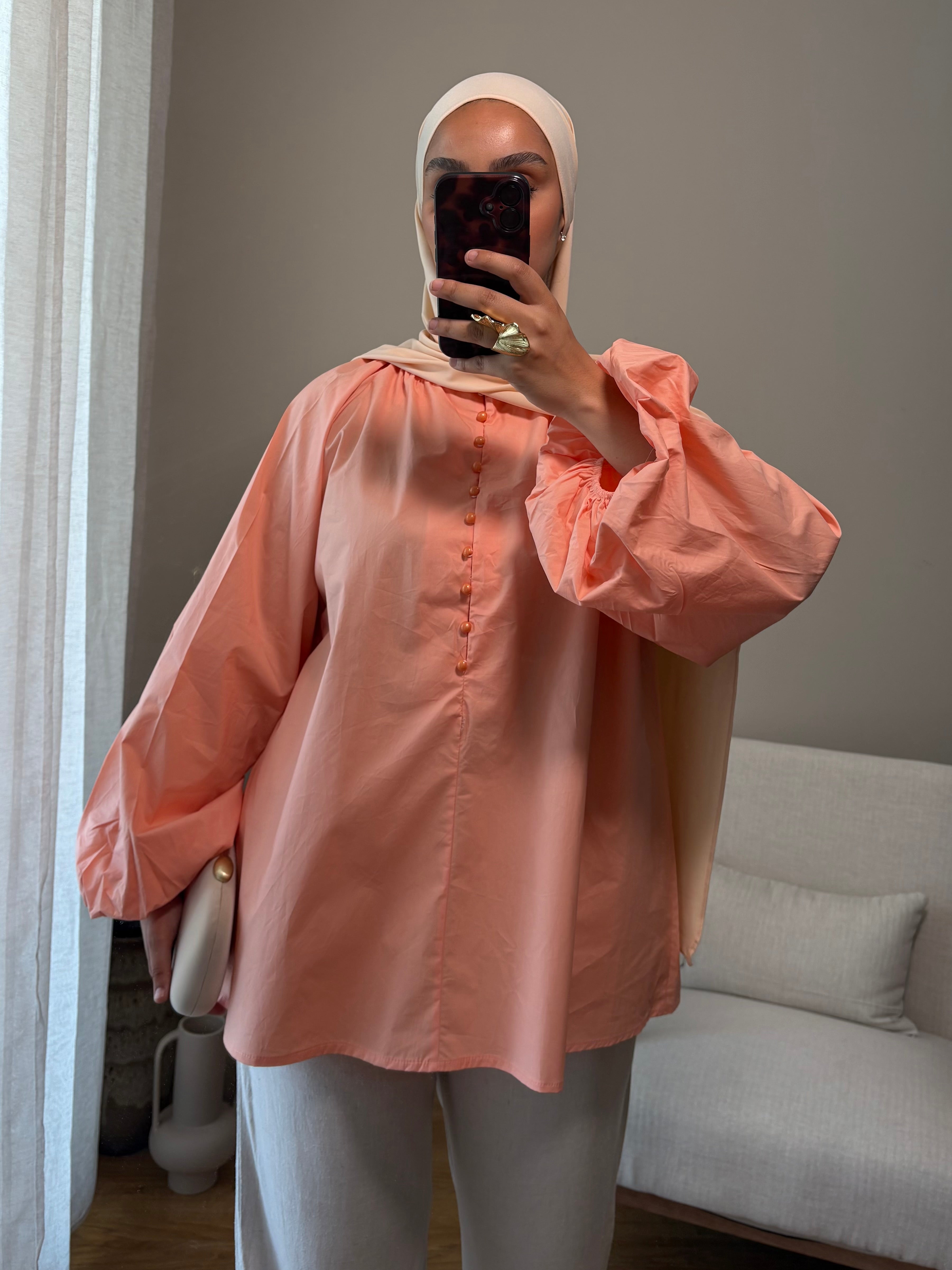 Blouse Delya | Corail