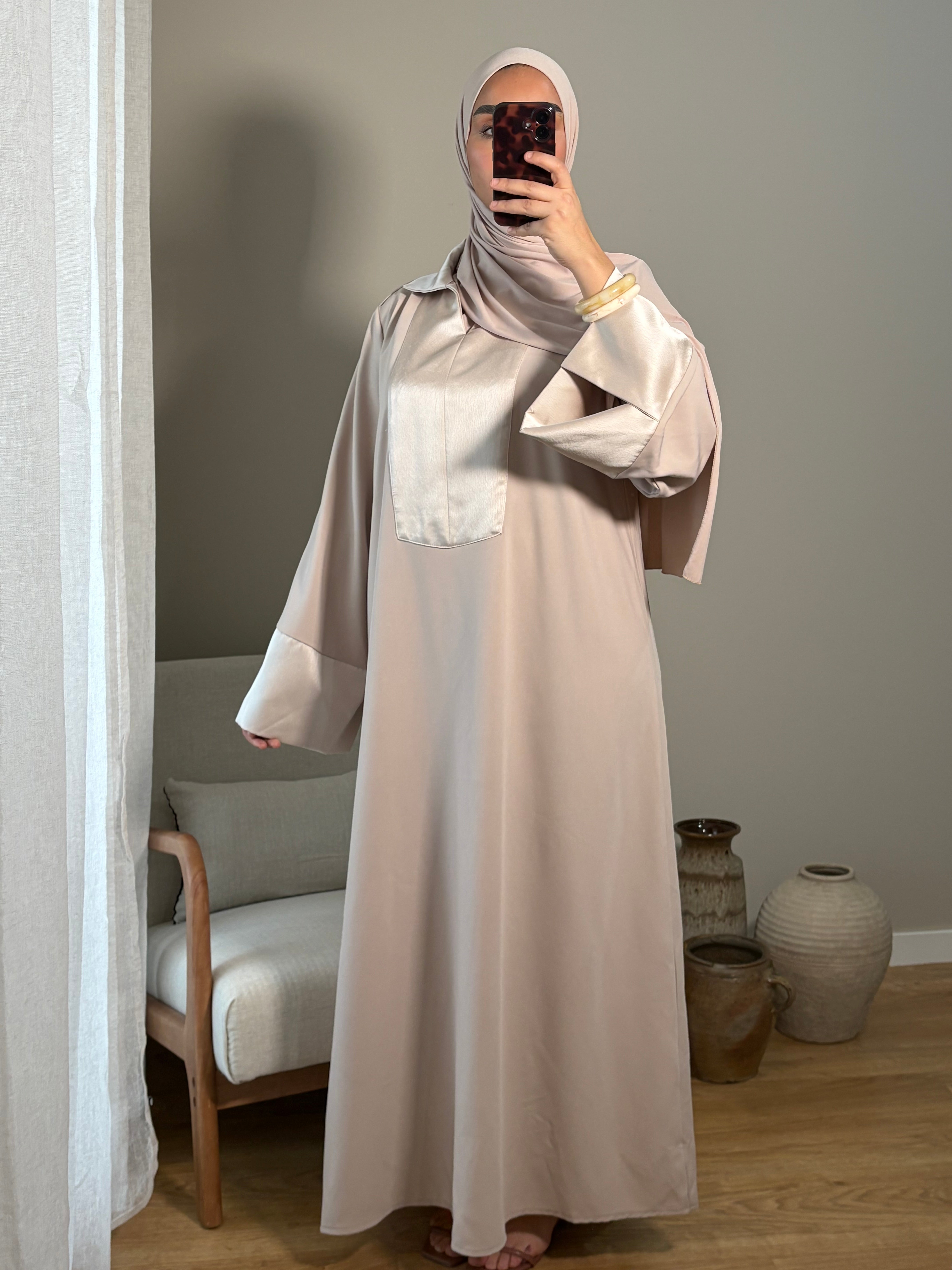 Abaya Rym | Rose Pale