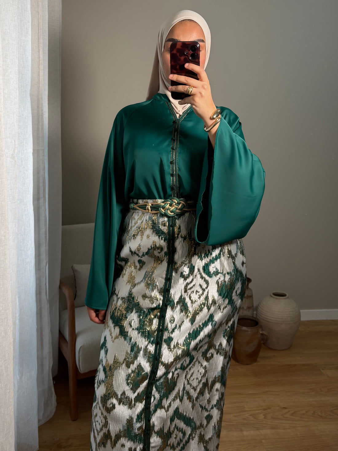 Ensemble jupe Brocard Asma | Vert Émeraude