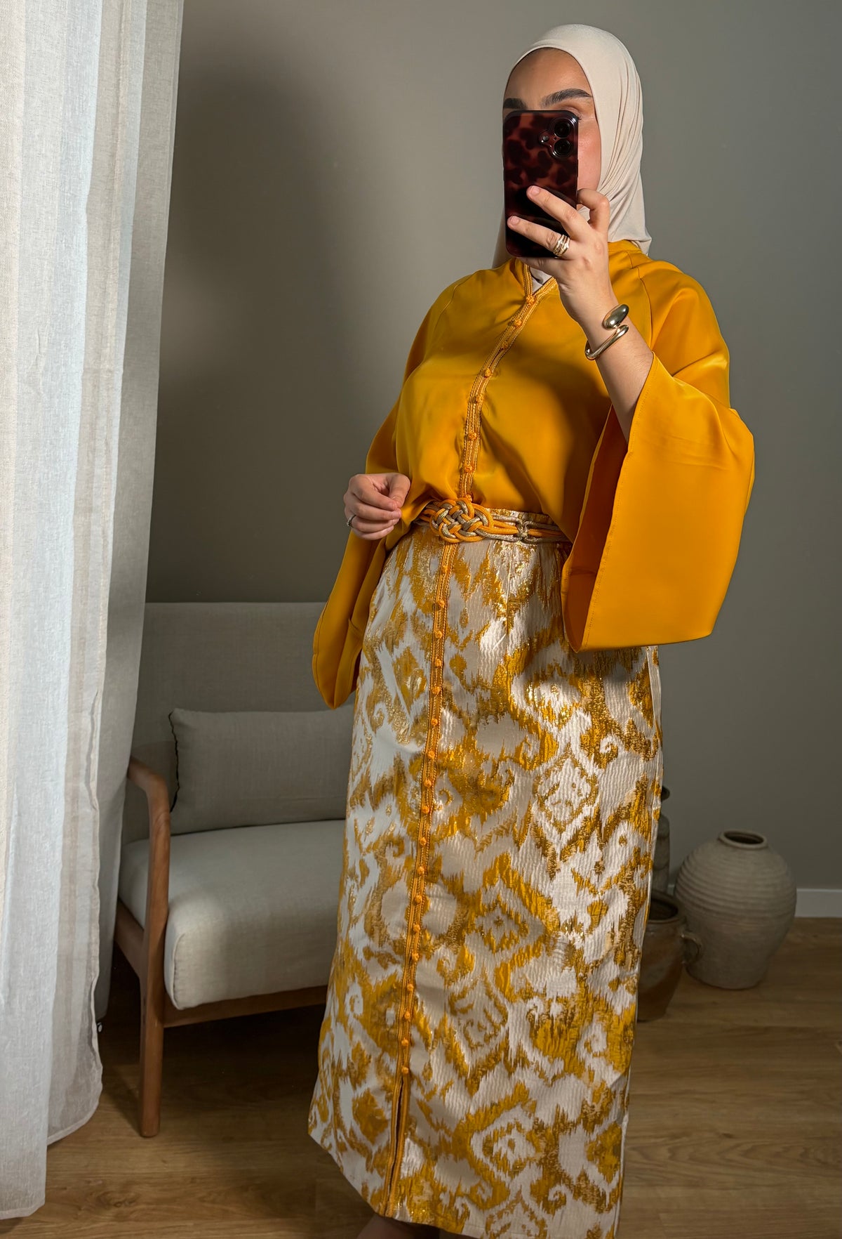Ensemble jupe Brocard Asma | Jaune