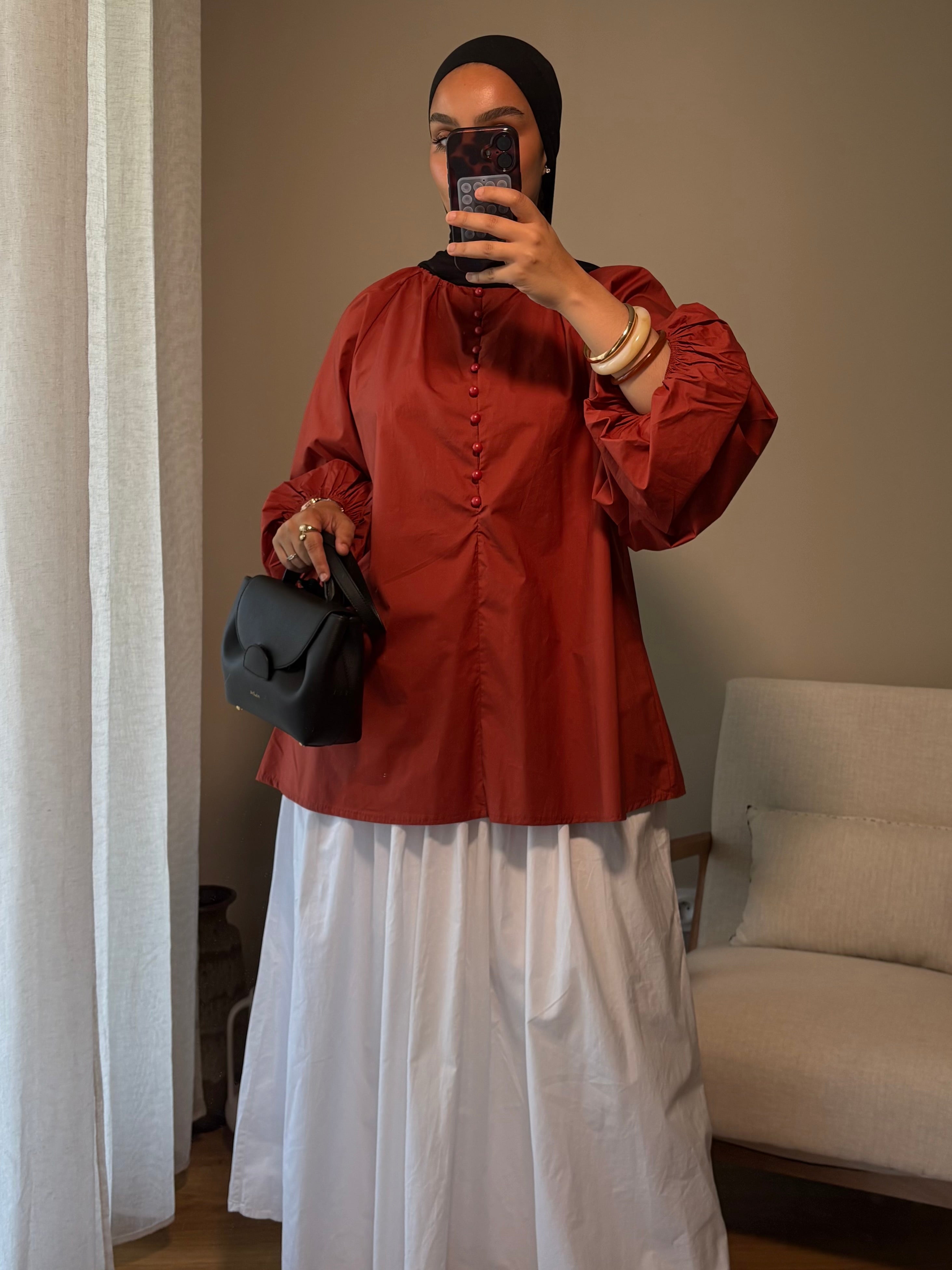 Blouse Delya | Terracotta