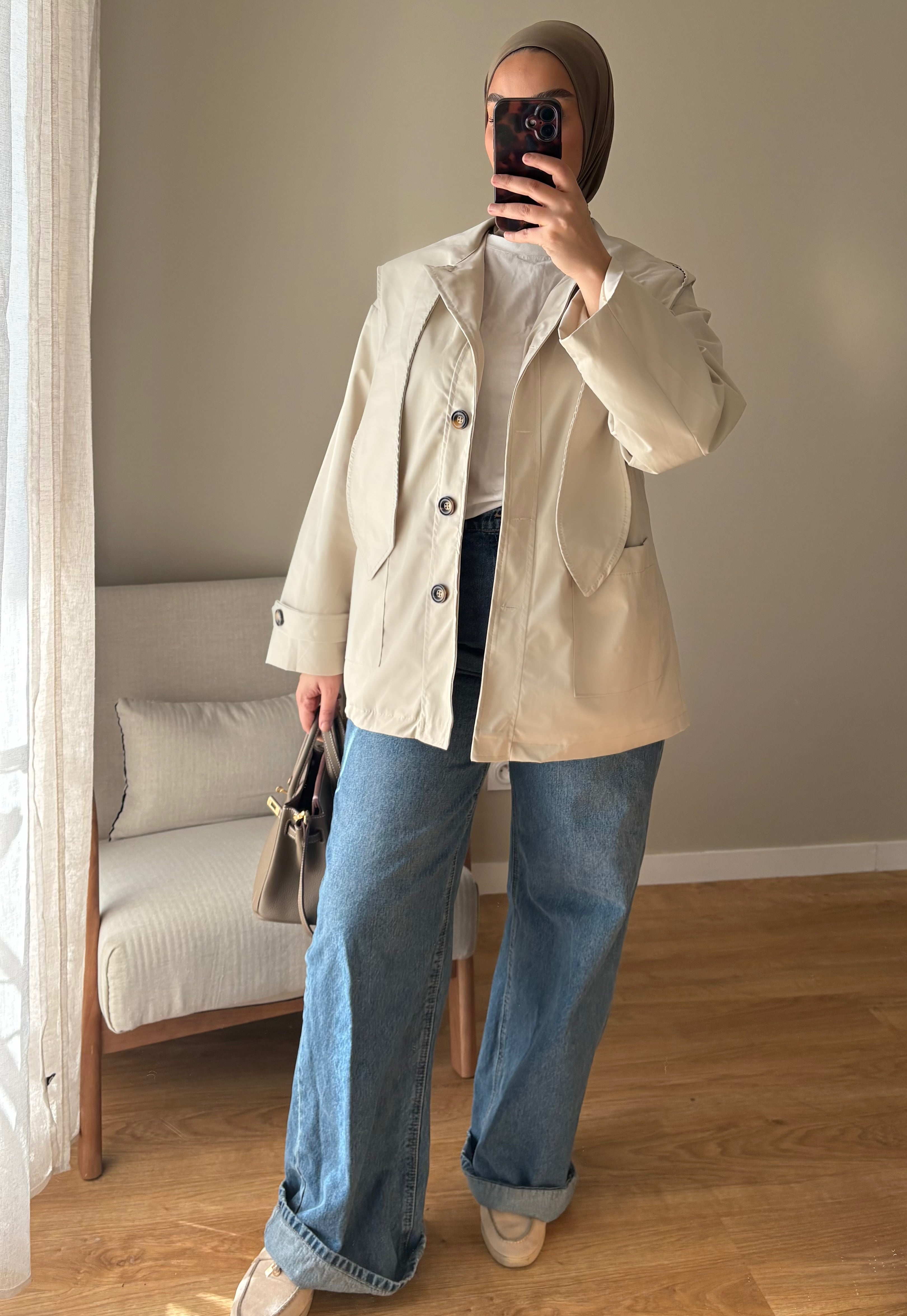 Trench Noué | Beige