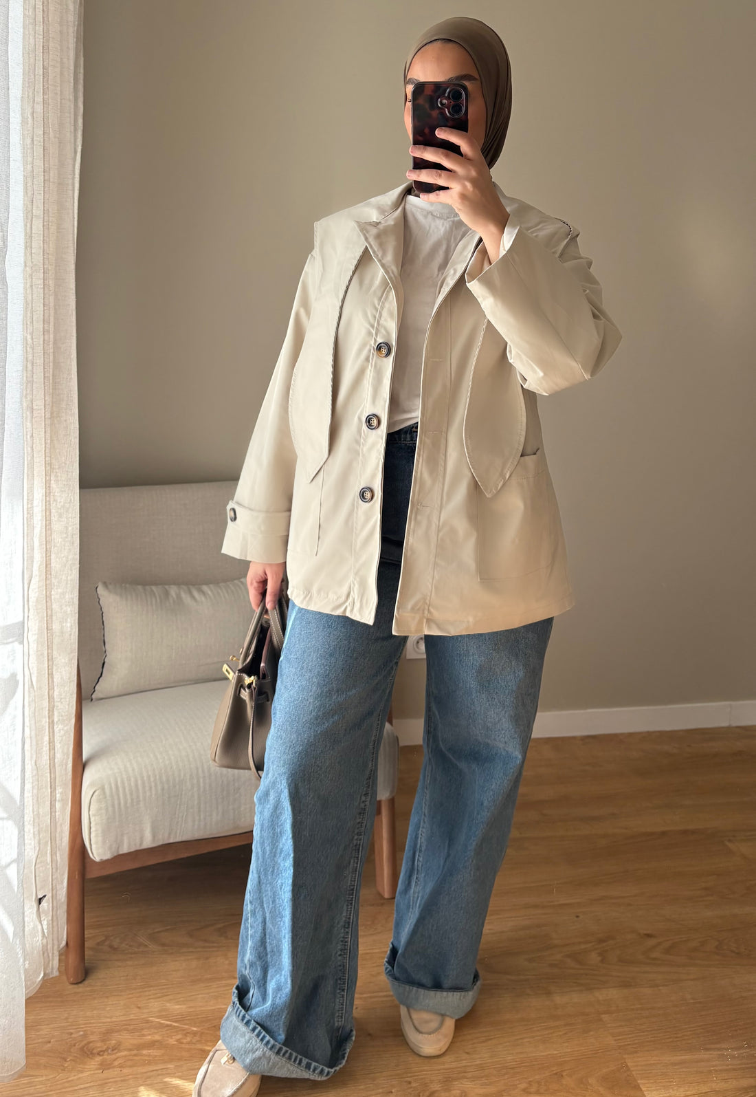 Trench Noué | Beige