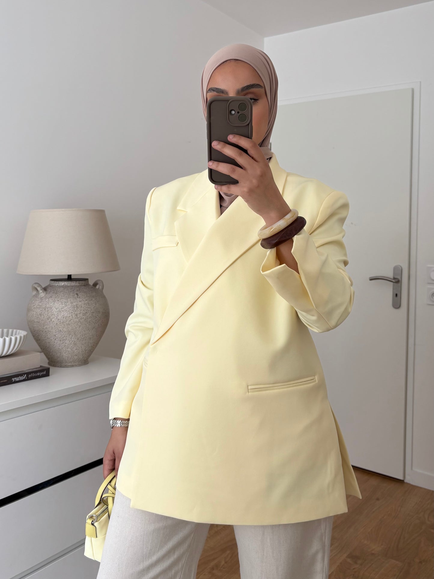 Blazer Imany Jaune pastel