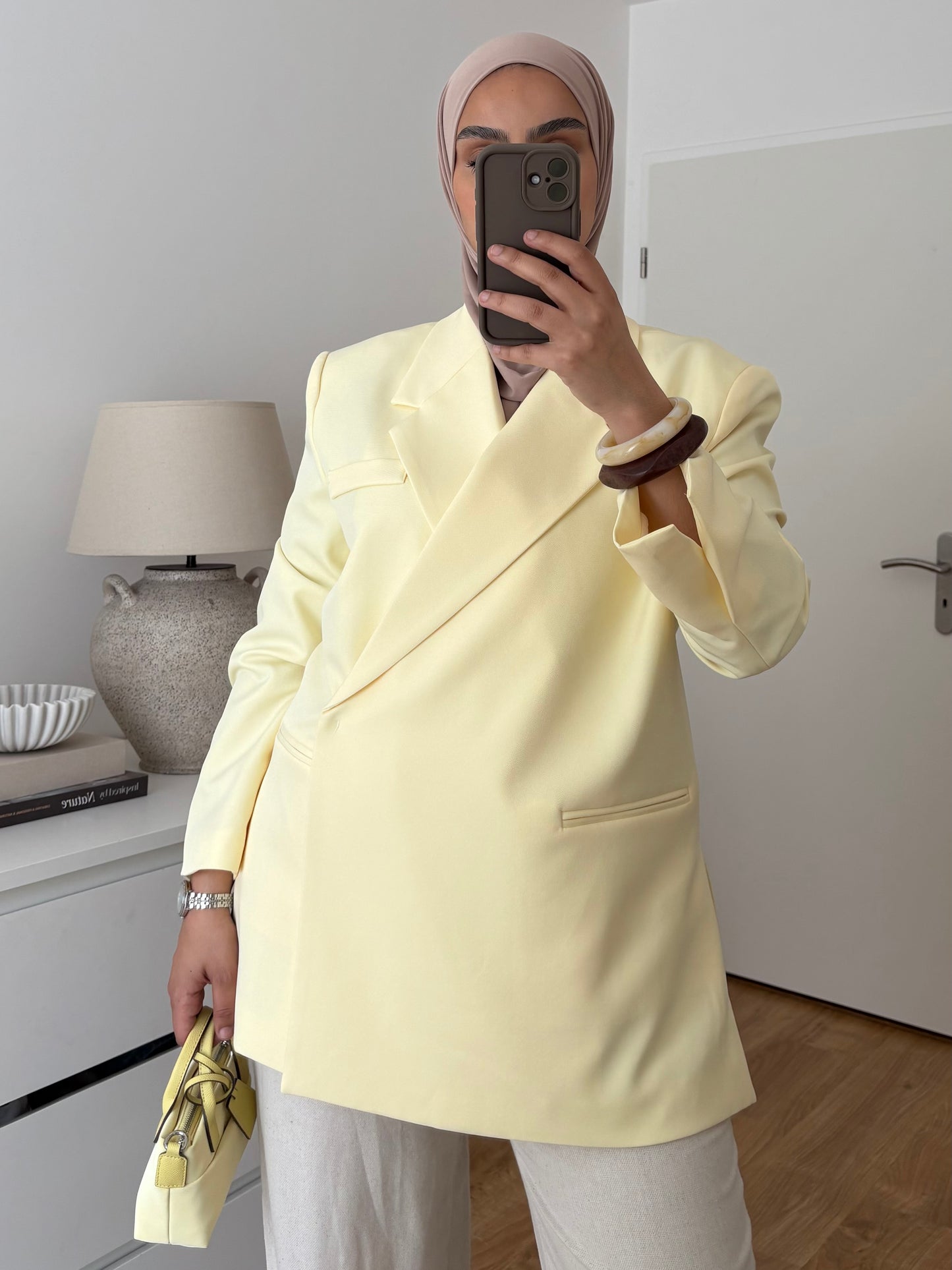 Blazer Imany Jaune pastel