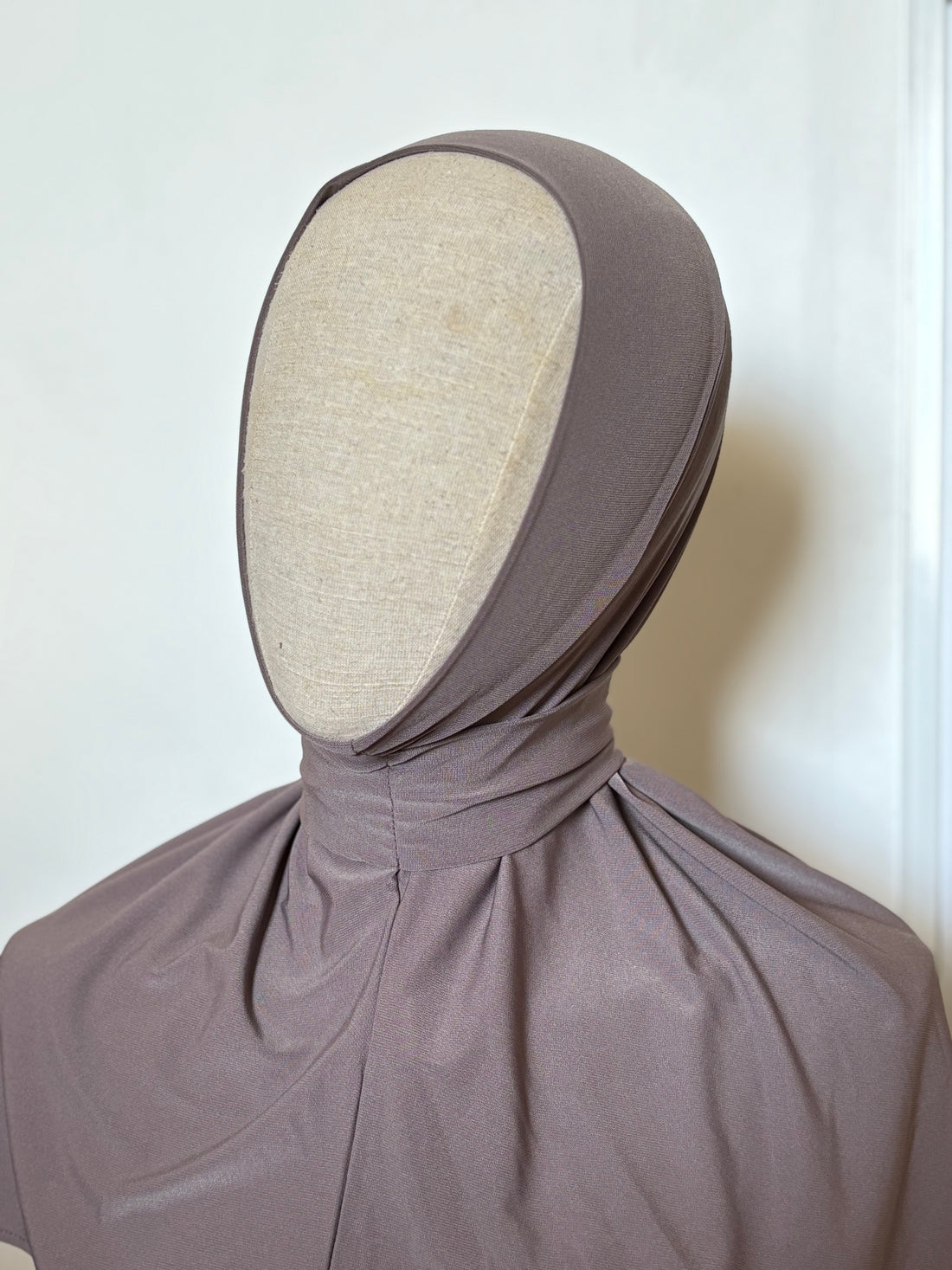 Hijab cagoule à boutonner