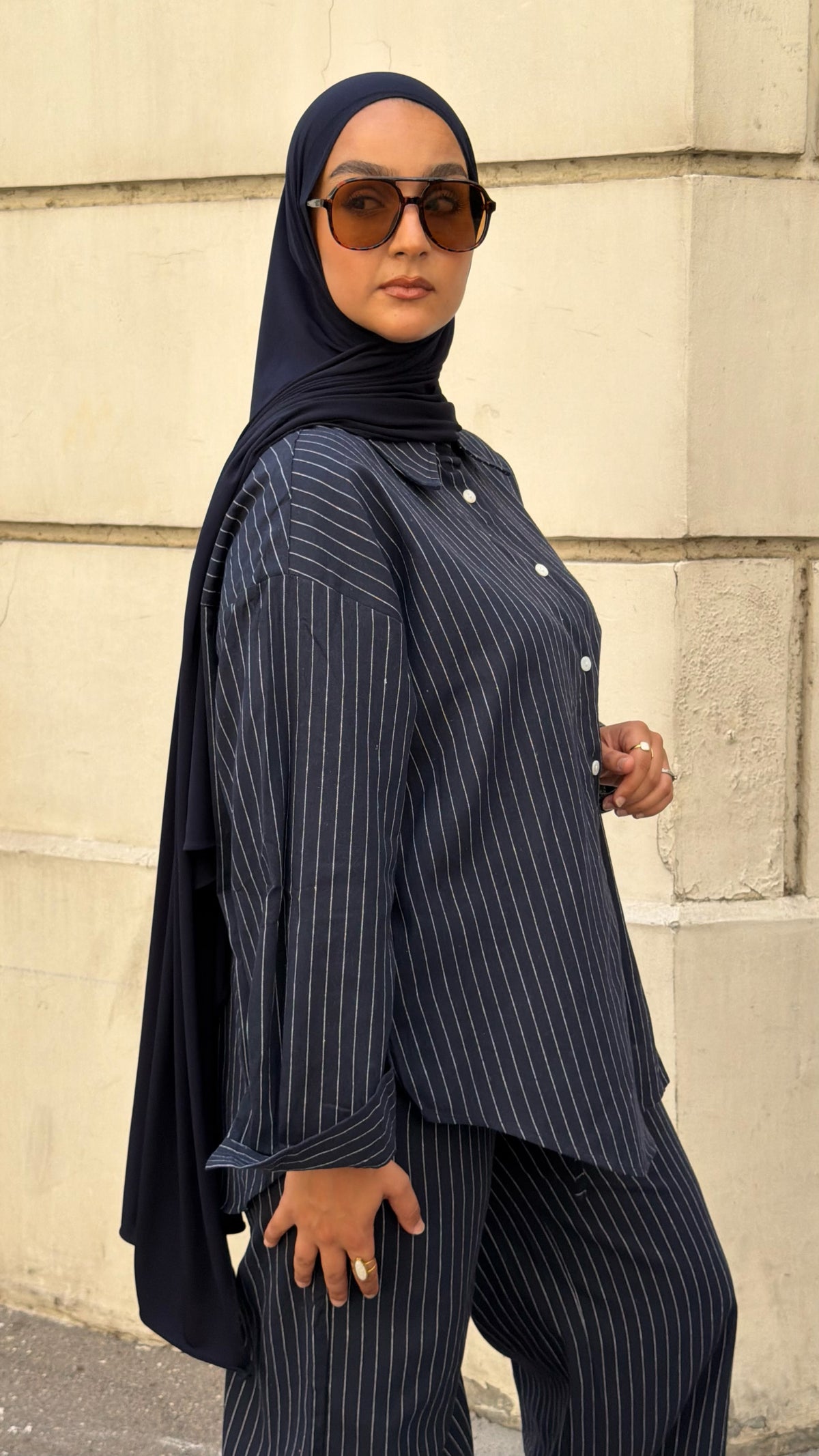 Ensemble rayures | Blue navy