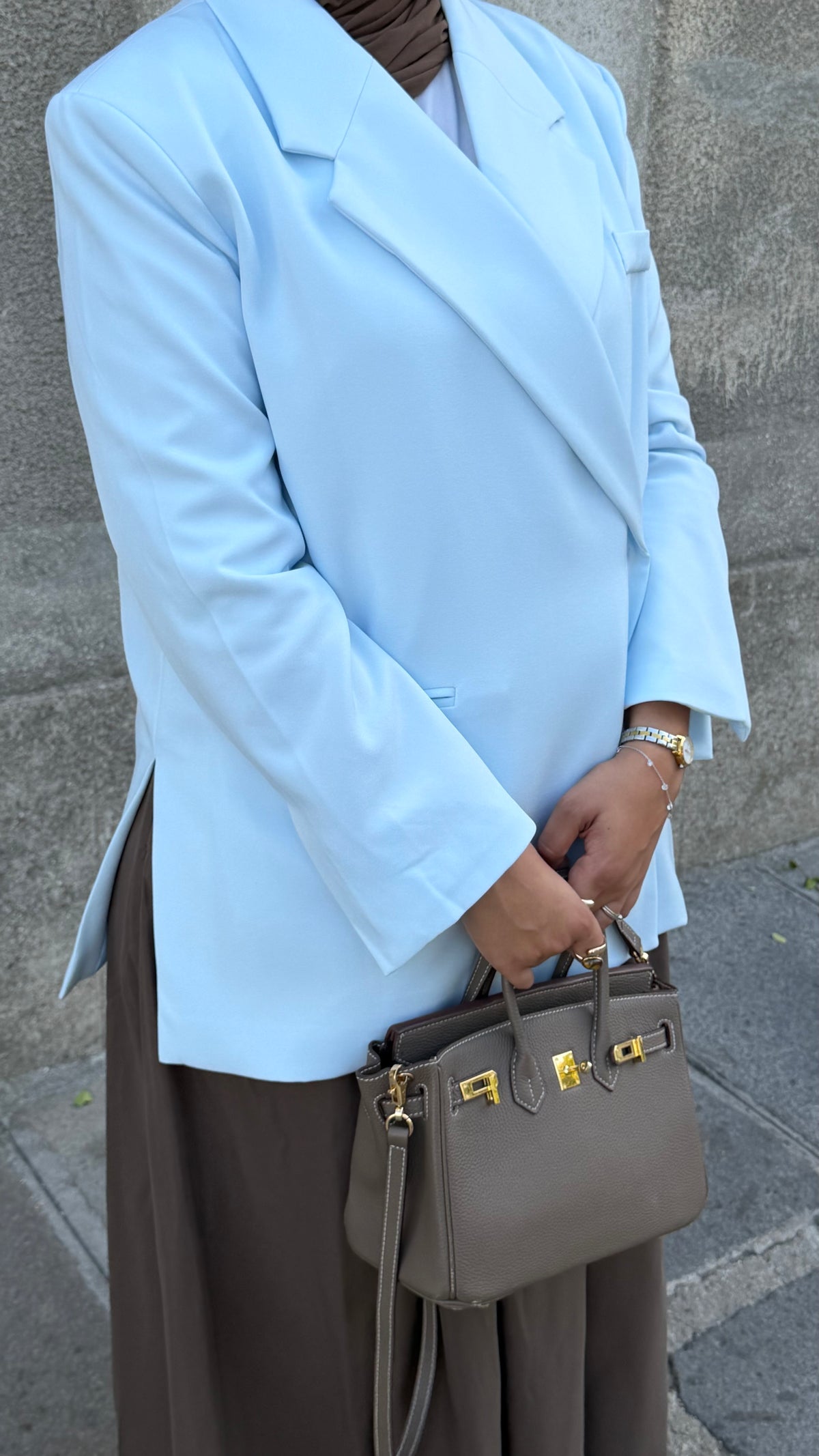 Blazer Imany | Bleu pastel