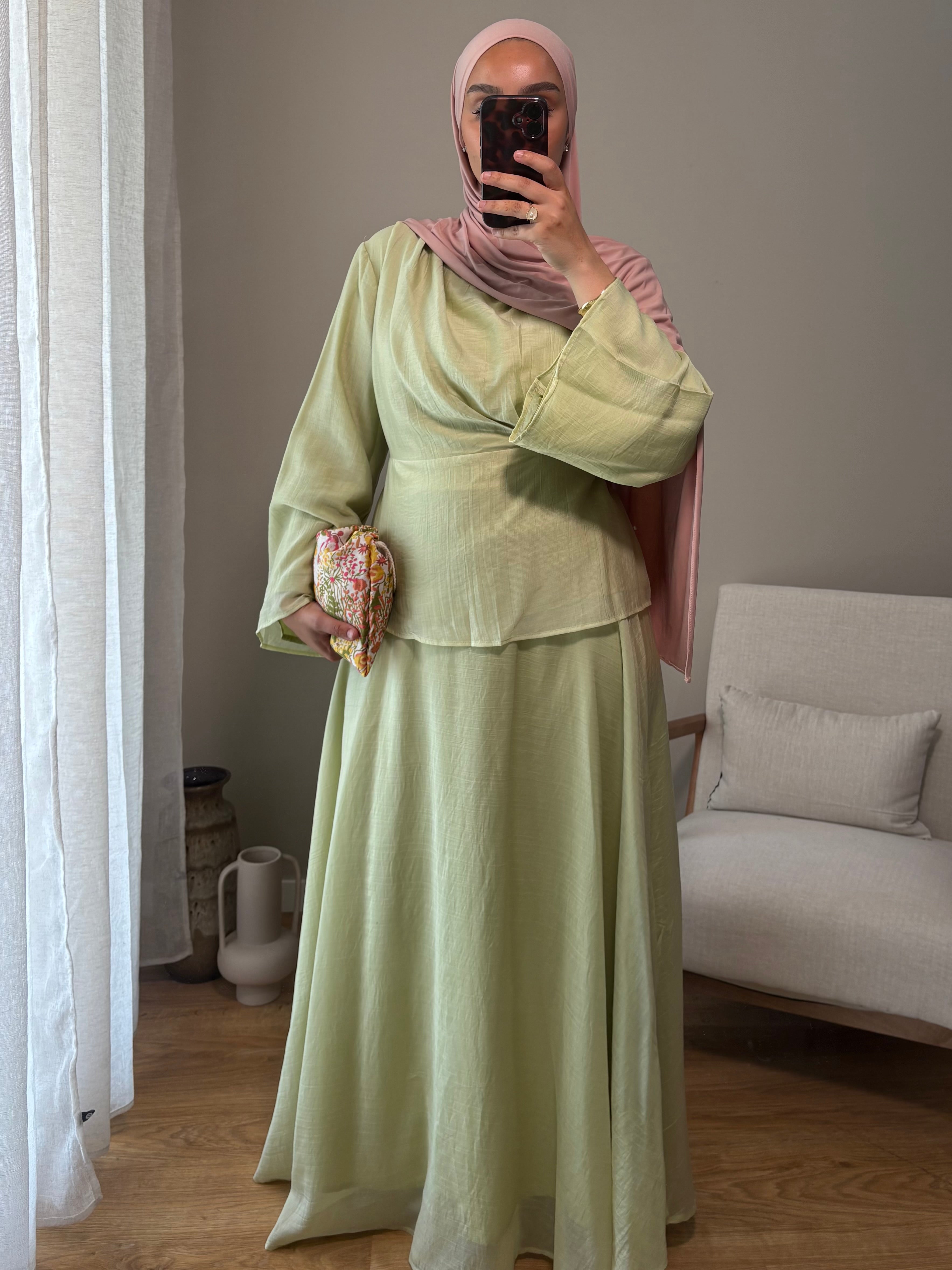 Ensemble jupe Kelya | Vert